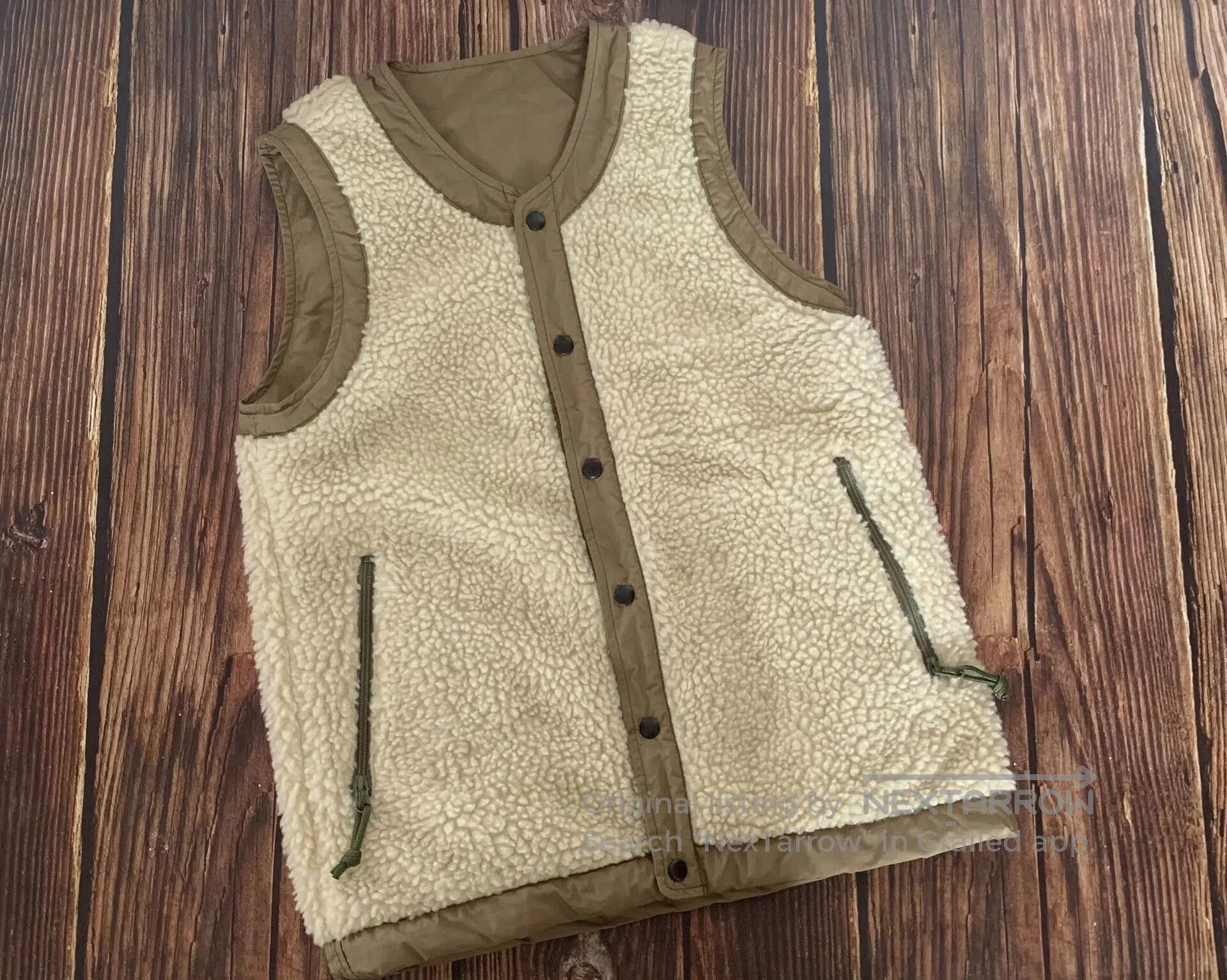 WEST RIDE Reversible Wool Vest for Stylish Warmth. Size US M / EU 48-50 / 2 - 4 Thumbnail