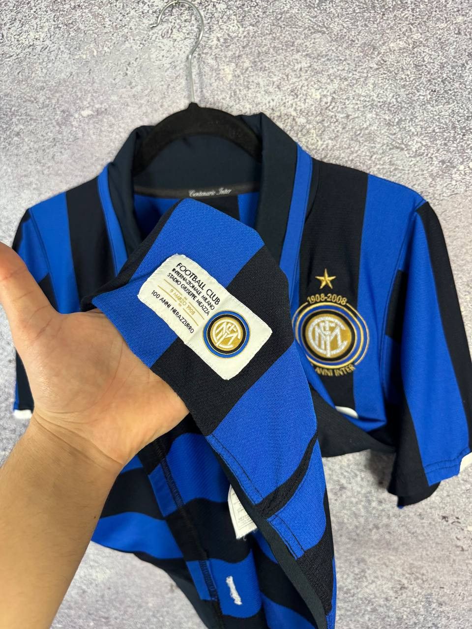 Nike × Vintage Vintage Inter Milan 2007/08 Nike Soccer Jersey Small Size US S / EU 44-46 / 1 - 11 Thumbnail