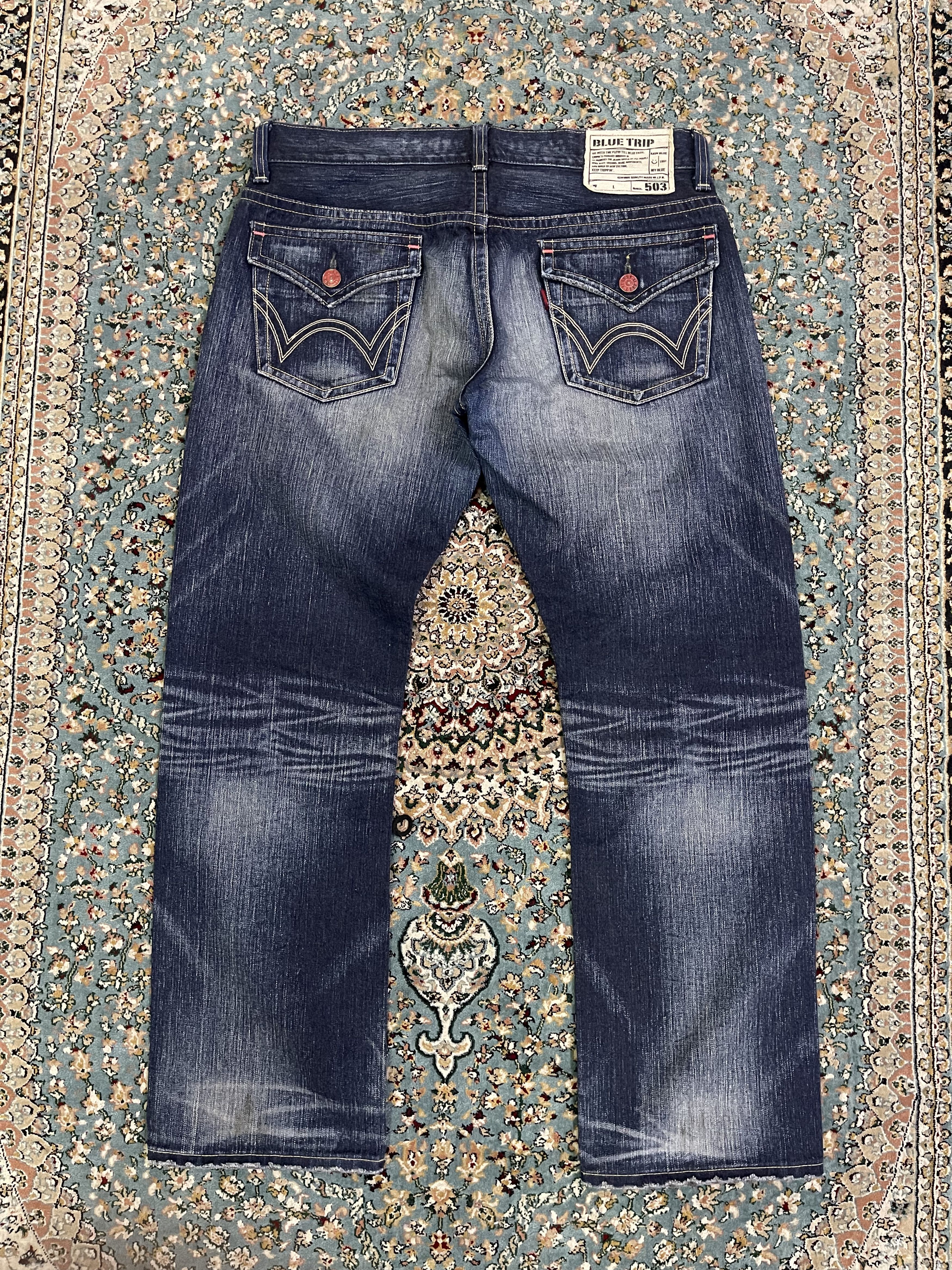 Edwin Edwin Blue Trip Slim Straight Denim Jeans Size US 36 / EU 52 - 15 Thumbnail
