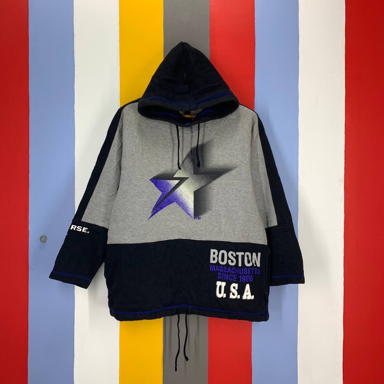 Converse Vintage CONVERSE Made In Japan Hoodie Pullover #2105/17 Size US L / EU 52-54 / 3 - 1 Thumbnail