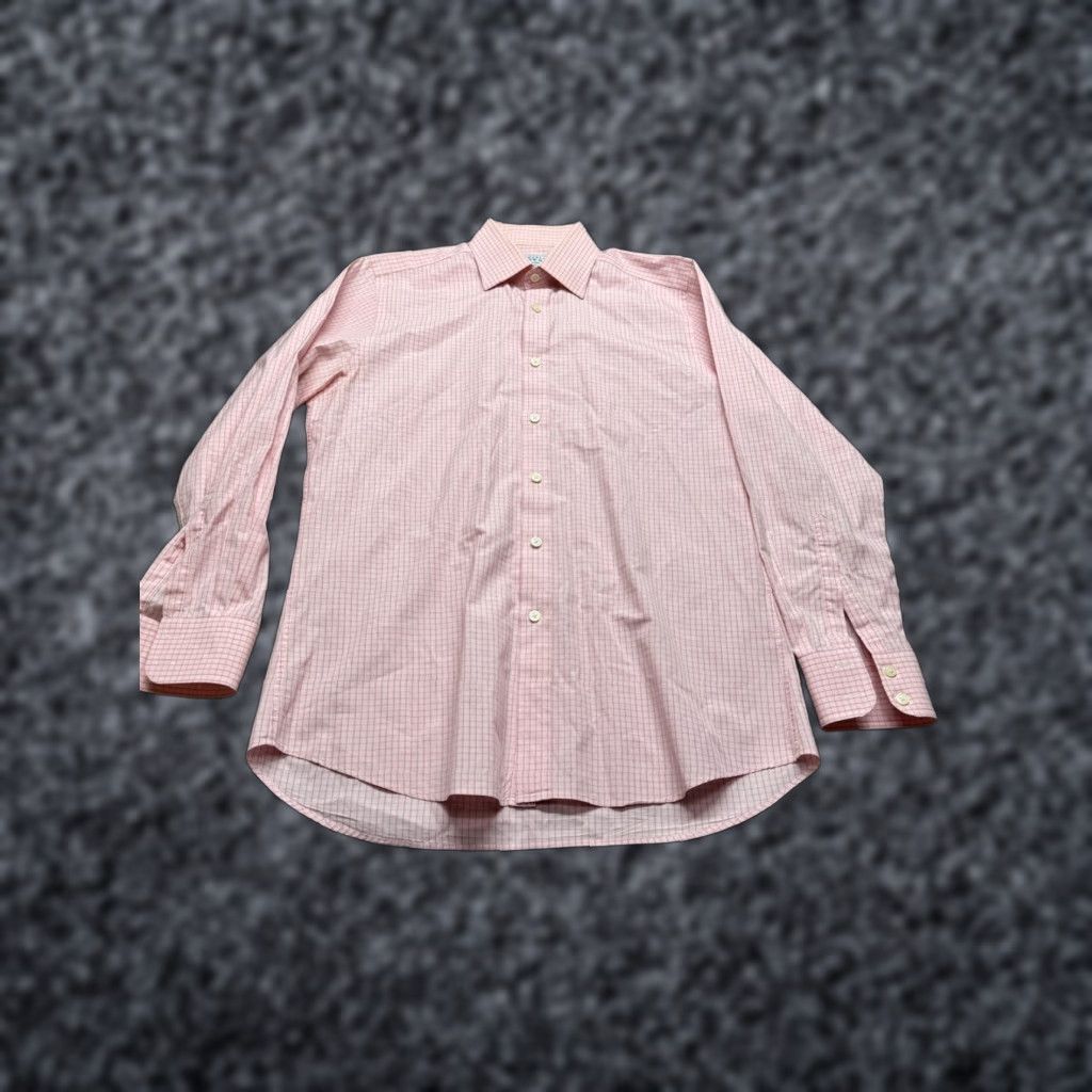 Charles Tyrwhitt Charles Tyrwhitt Shirt Slim 15.5 33 Pink Striped Button-Up London Men's Shirt Long Sleeve Collared Non-Iron 100% Cotton Slim Fit Size US L / EU 52-54 / 3 - 1 Thumbnail