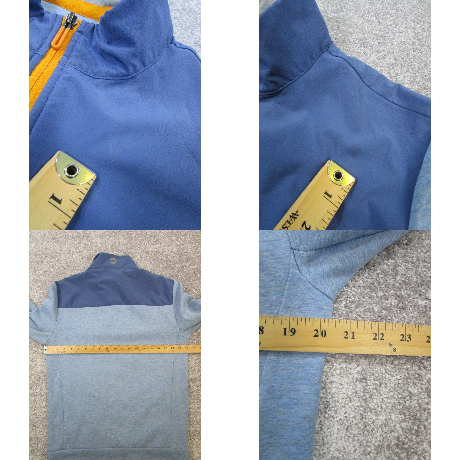 Vineyard Vines VINEYARD VINES Sweater Mens Small Blue Golf Pullover Mock Neck Long Sleeve Regular Logo Knit Pullover Mens Easy Care VINTAGE: No Size US S / EU 44-46 / 1 - 8 Thumbnail