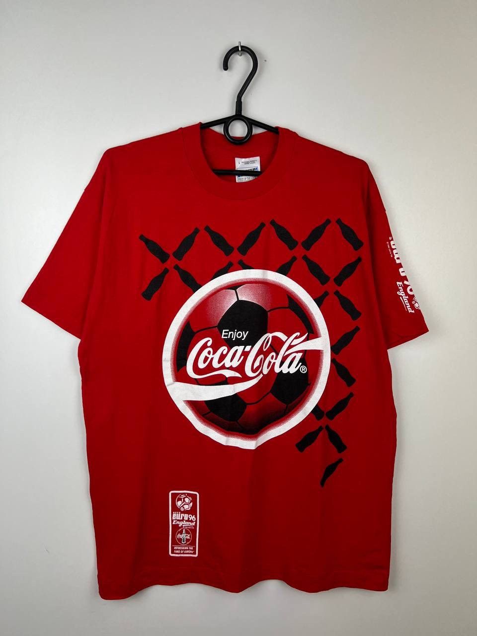 Vintage Coca Cola UEFA Euro 96s vintage t-shirts size L Size US L / EU 52-54 / 3 - 1 Thumbnail