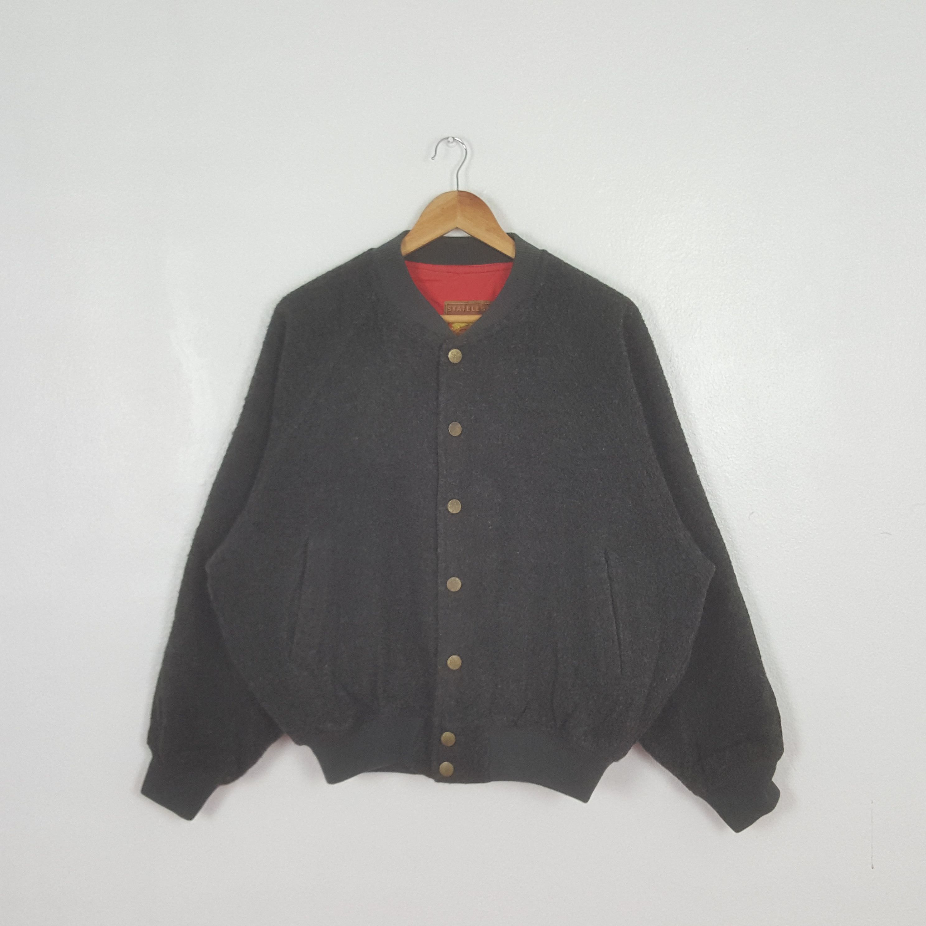 Japanese Brand Vintage Public Relations Staff Bombers Jacket C323N1 Size US XL / EU 56 / 4 - 3 Thumbnail