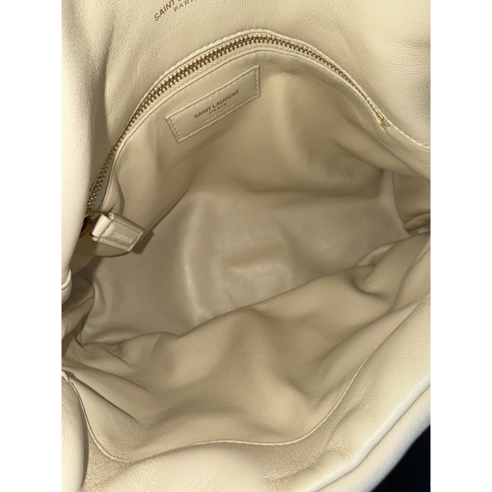Yves Saint Laurent Saint Laurent YSL Burro Beige Leather Shoulder Crossbody Bag Size ONE SIZE - 21 Thumbnail
