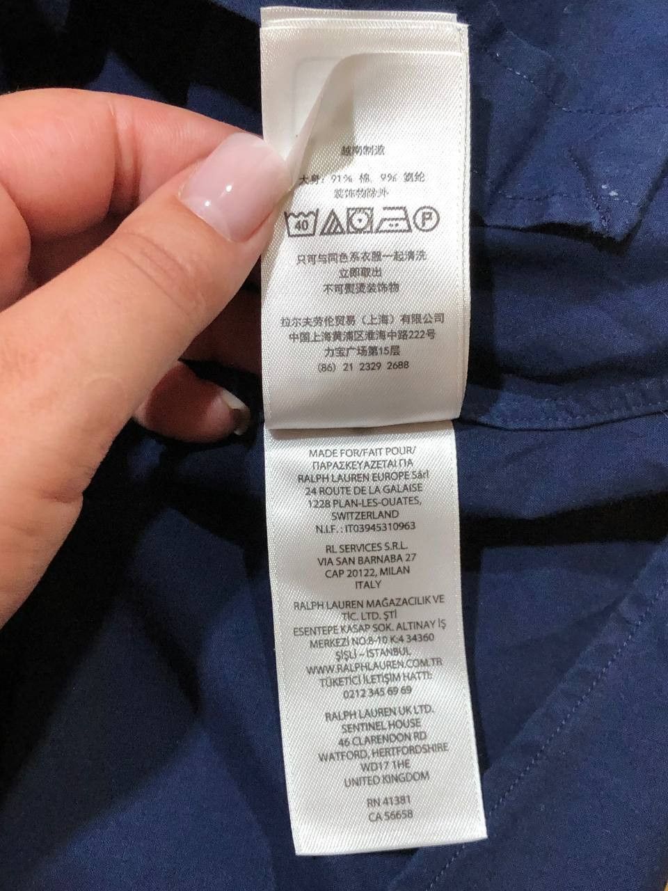 Polo Ralph Lauren Vintage Blue Shirt Custom Fit Polo Ralph Lauren Size US XXL / EU 58 / 5 - 5 Thumbnail