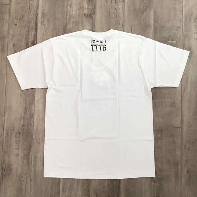 Bape BAPE × Yellow Bucks Necklace College logo T-shirt APE Size US XL / EU 56 / 4 - 4 Thumbnail