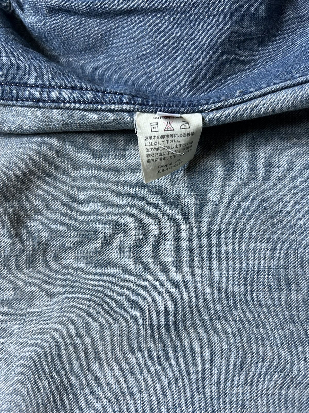 Kapital × Kapital Kountry Kapital damaged Studs coverall denim jacket Size US L / EU 52-54 / 3 - 18 Thumbnail