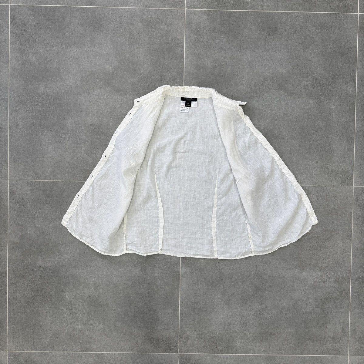 Weekend Max Mara Weekend Max Mara Women Linen Sleeveless Button Shirt Size L Size L / US 10 / IT 46 - 11 Thumbnail