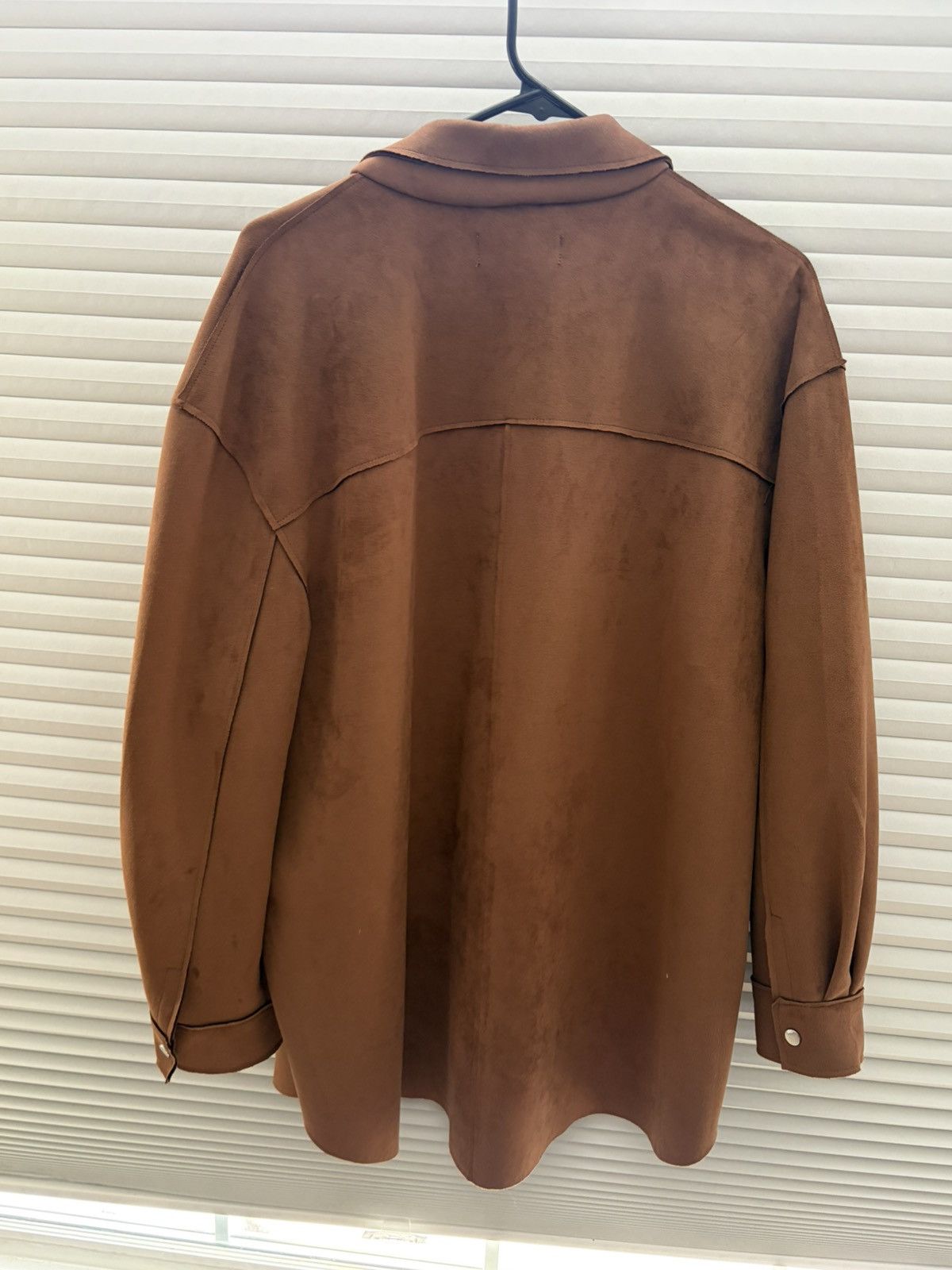 Other Truth by Republic Faux Leather Collared Long Sleeve Plus 2X Size XXL / US 16-18 / IT 52-54 - 7 Thumbnail