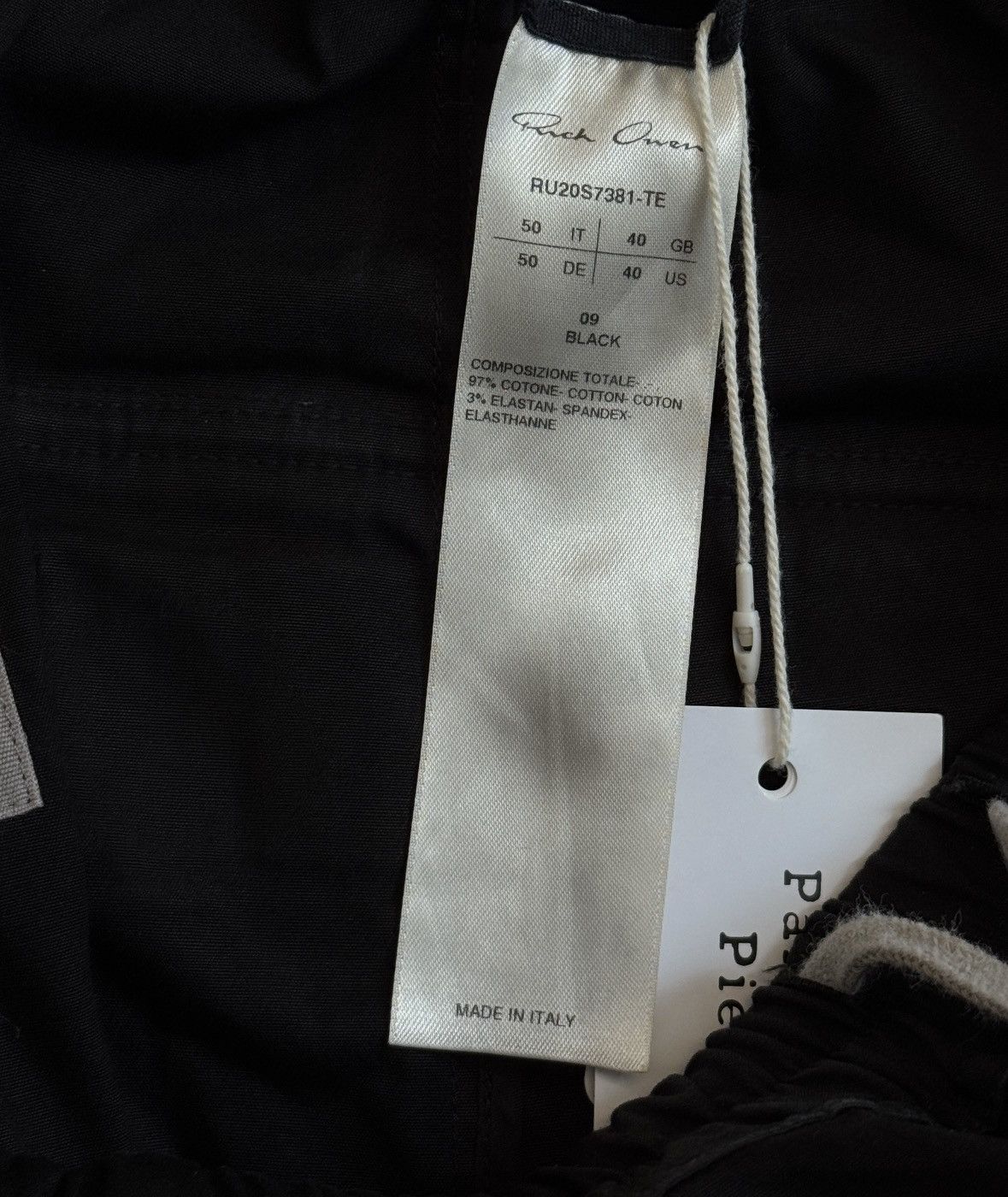 Rick Owens Rick Owens Drawstring Cropped Trousers TECUATL SS20 Size US 33 - 7 Thumbnail