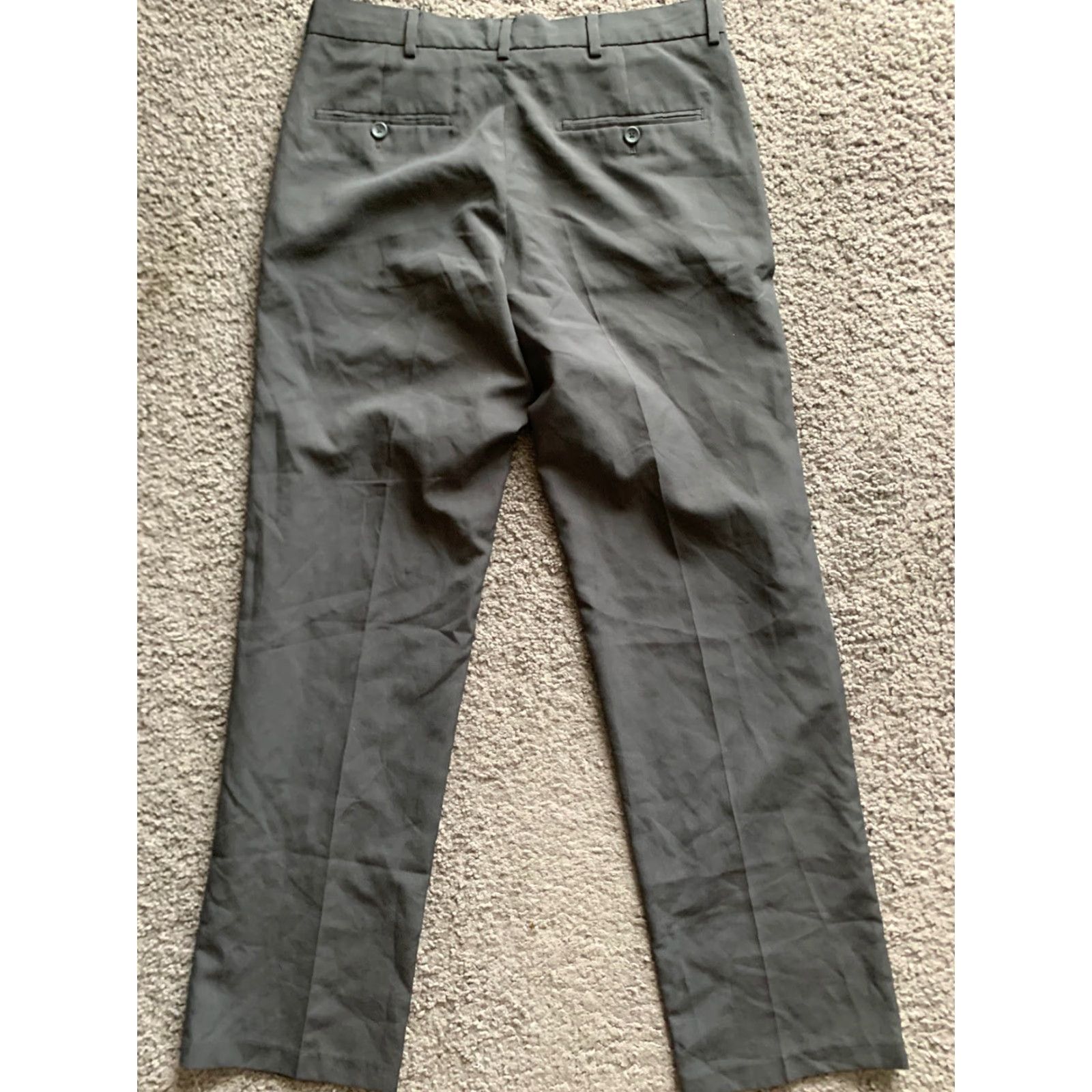 Kenneth Cole Kenneth Cole Reaction Pants Mens 32x32 Gray Straight Leg Trousers Dress Pant Size US 32 / EU 48 - 5 Thumbnail