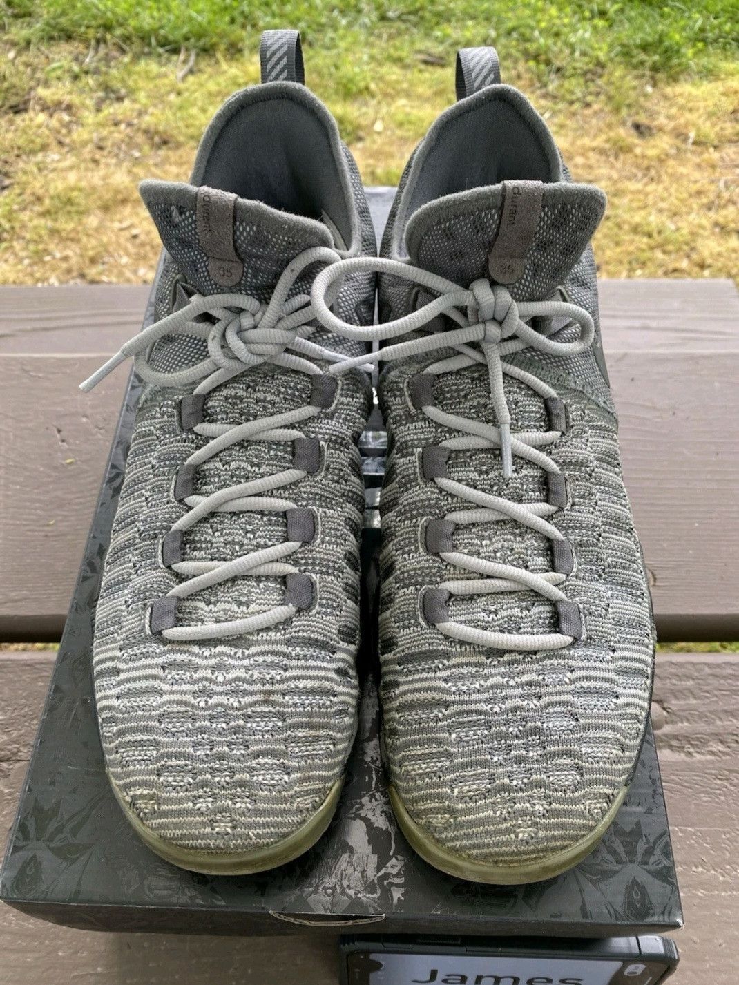 Nike Nike KD 9 Battle Grey 843392002 Size 11 Men Size US 11 / EU 44 - 2 Thumbnail