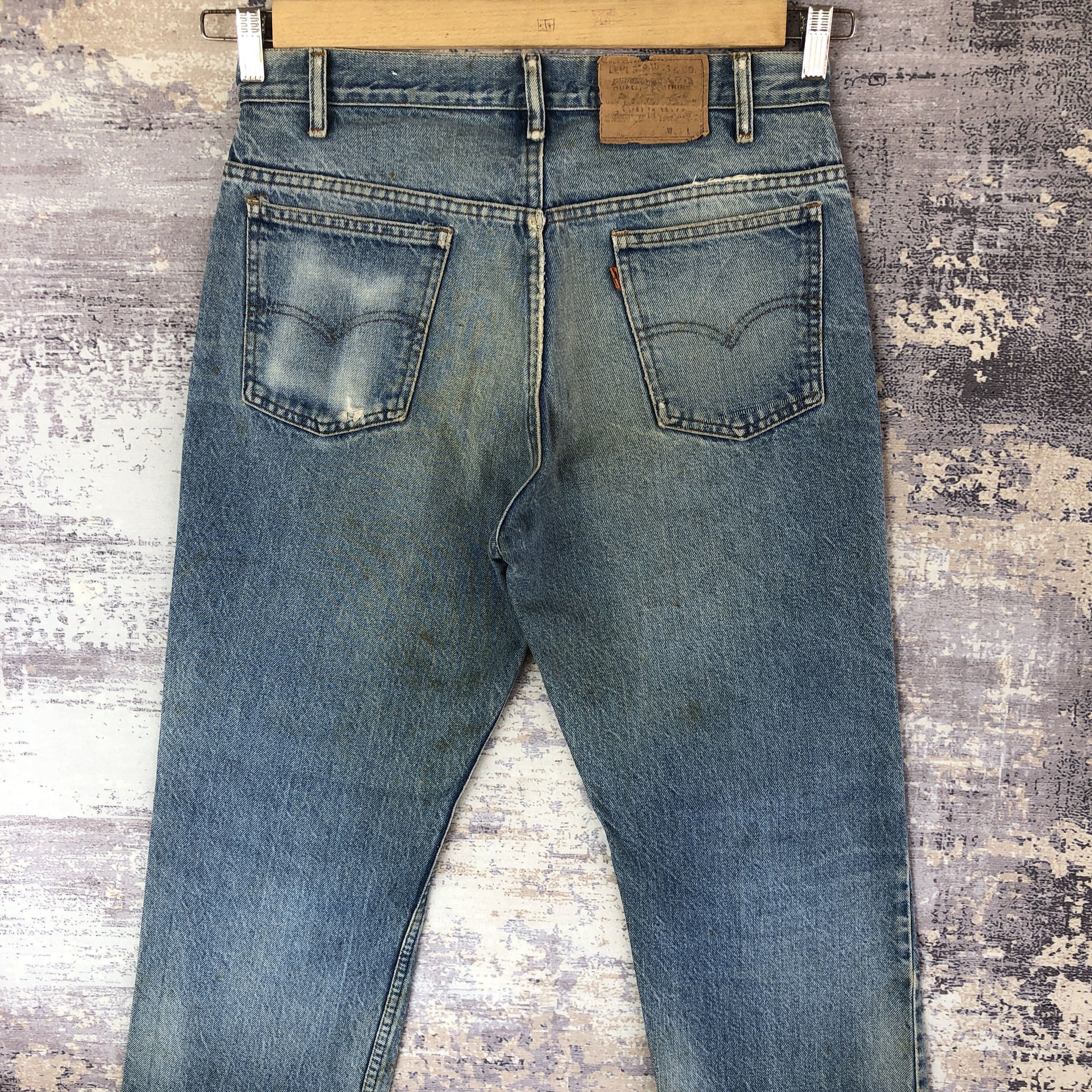 Levi's Vintage 80s Levis 505 Jeans Levi's Faded Stonewash Denim Size US 32 / EU 48 - 4 Thumbnail