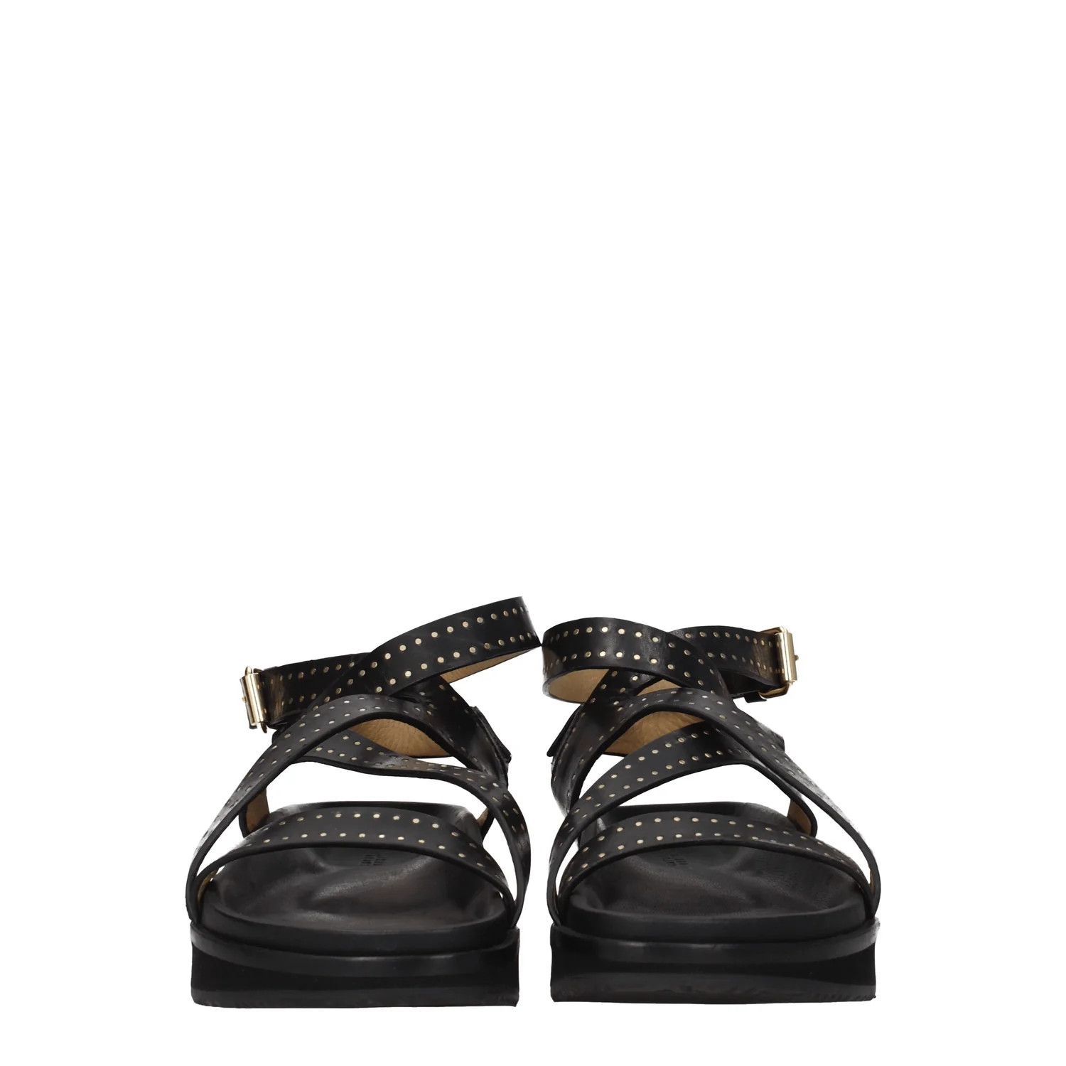 Isabel Marant ob1o1e1124 Leather Sandals in Black Size US 10 / IT 40 - 3 Thumbnail