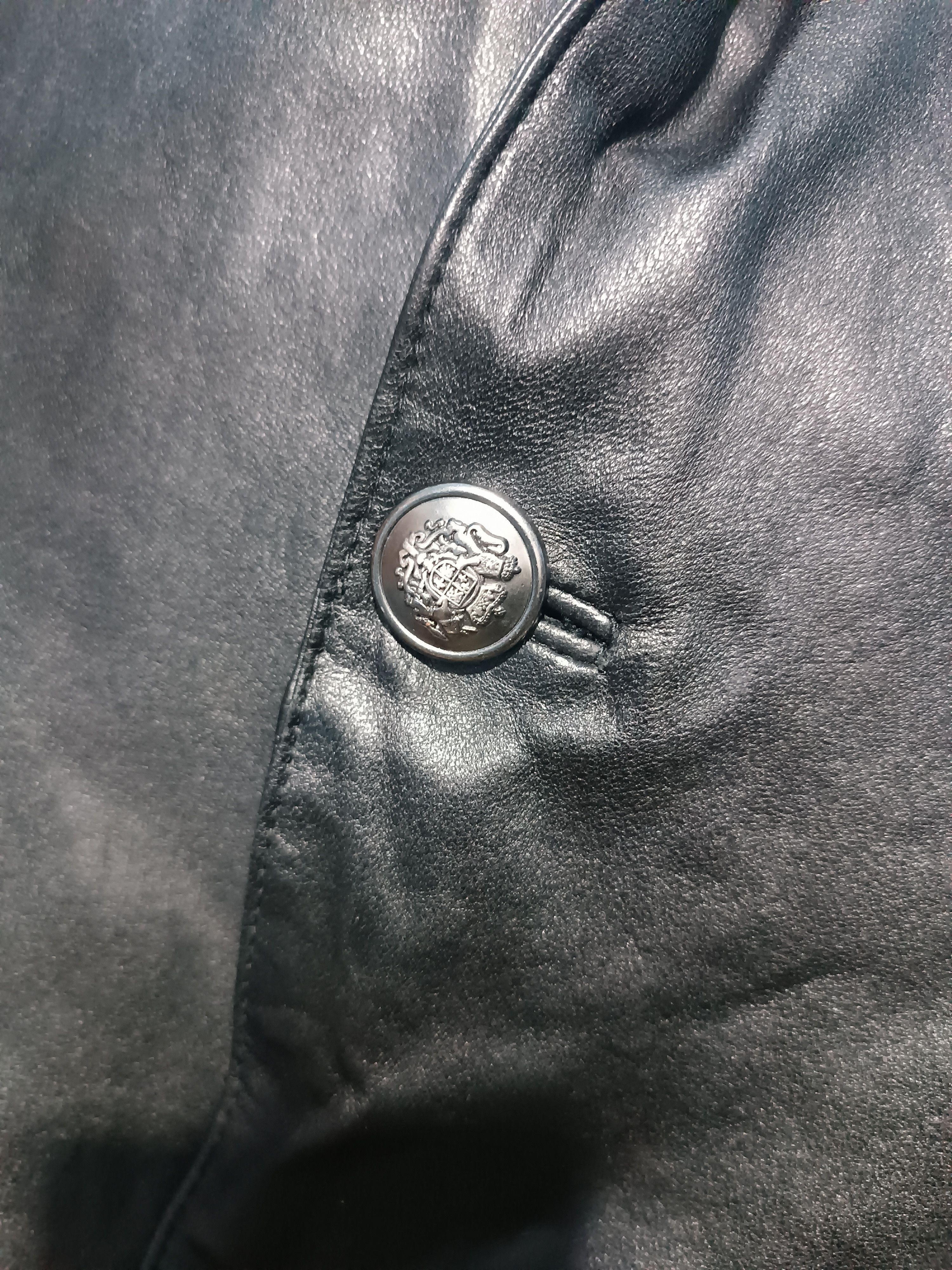 Japanese Brand Blazer Sheepskin Leather Jacket One Button Size US M / EU 48-50 / 2 - 6 Thumbnail