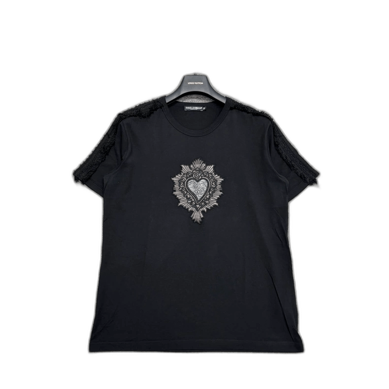 Dolce & Gabbana DG embroidered heart short sleeve tee Size US L / EU 52-54 / 3 - 1 Thumbnail