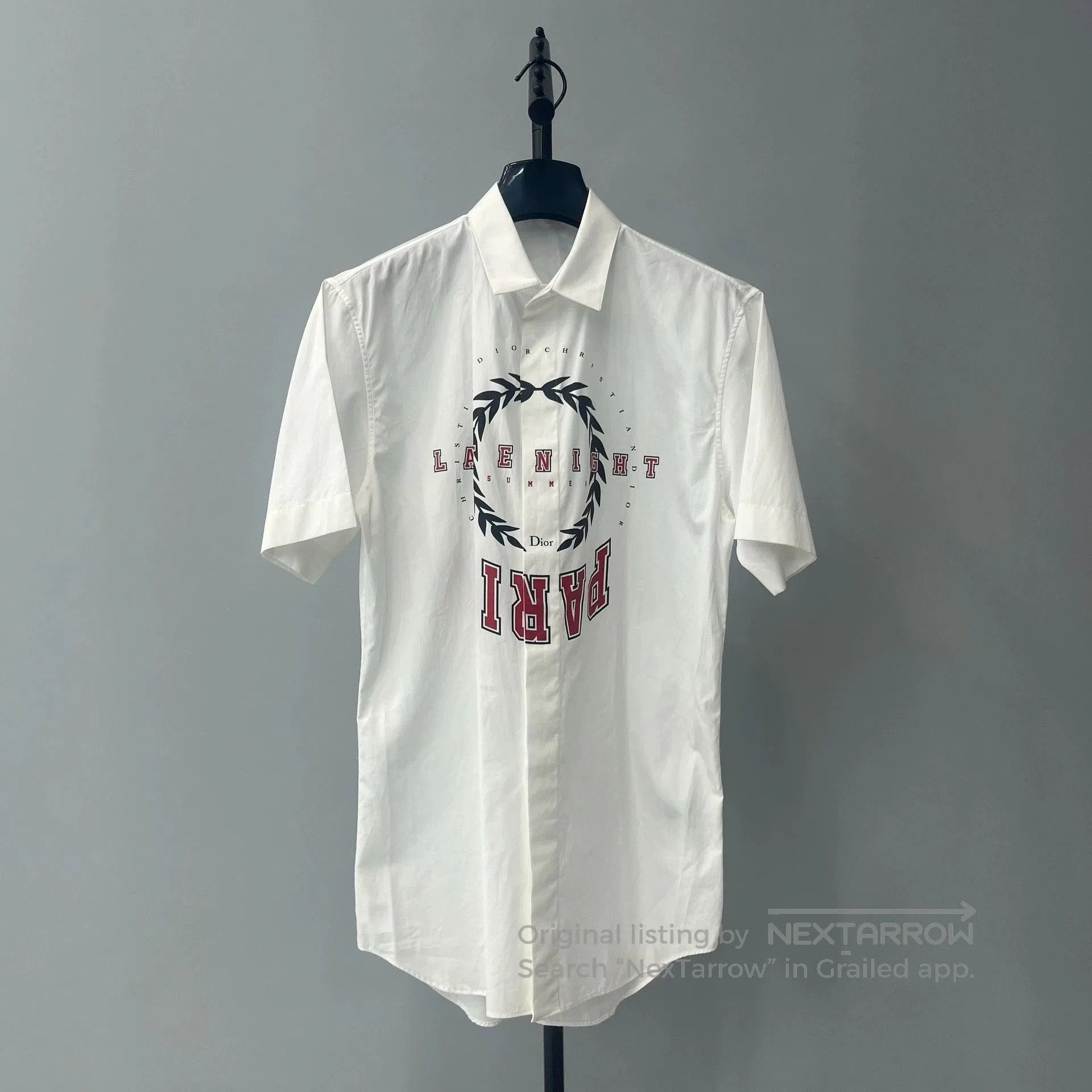 Dior dior white printed short sleeve t-shirt. Size US M / EU 48-50 / 2 - 1 Thumbnail