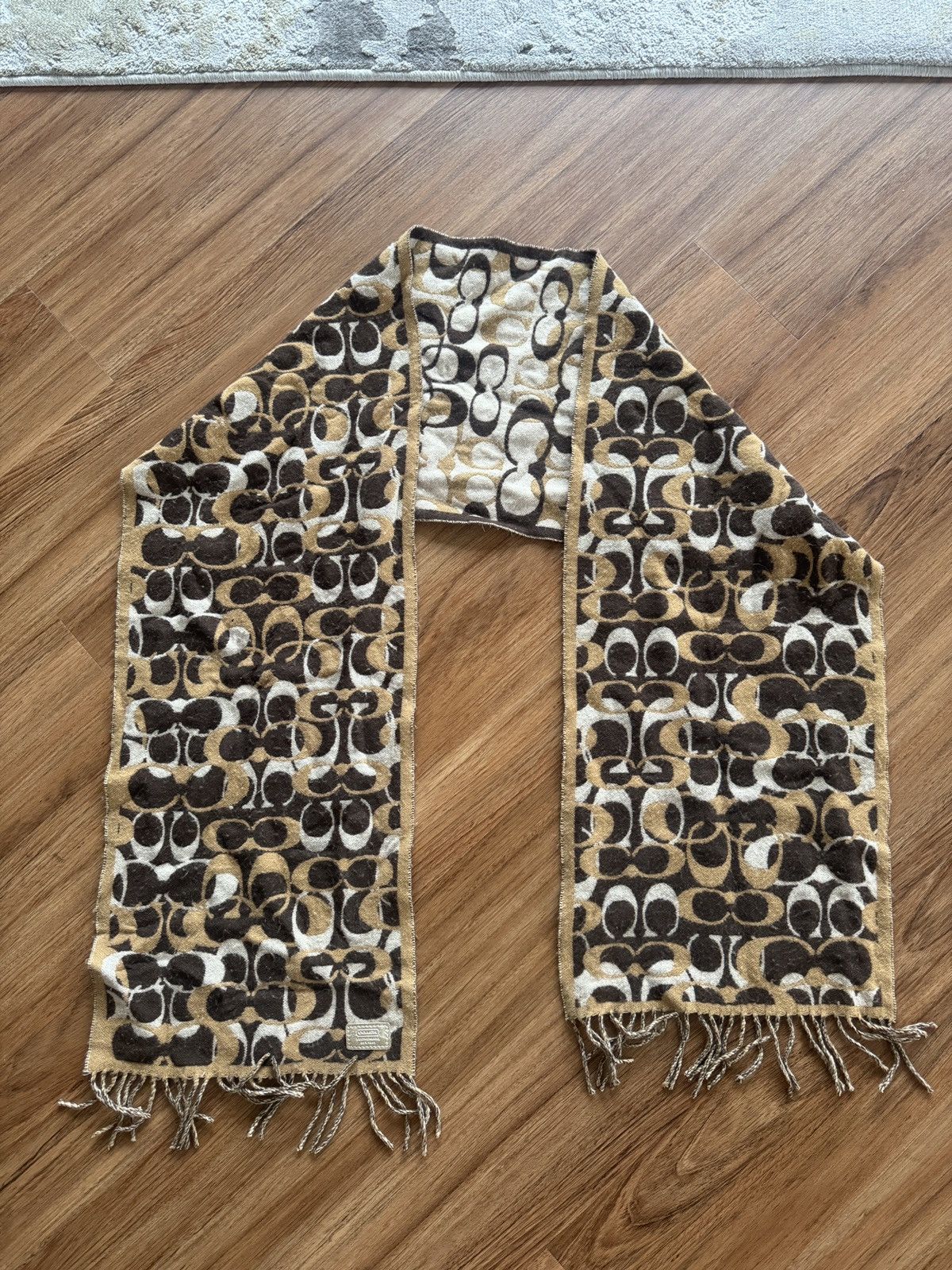 Coach Coach Scarf Multi Print Size ONE SIZE - 1 Thumbnail