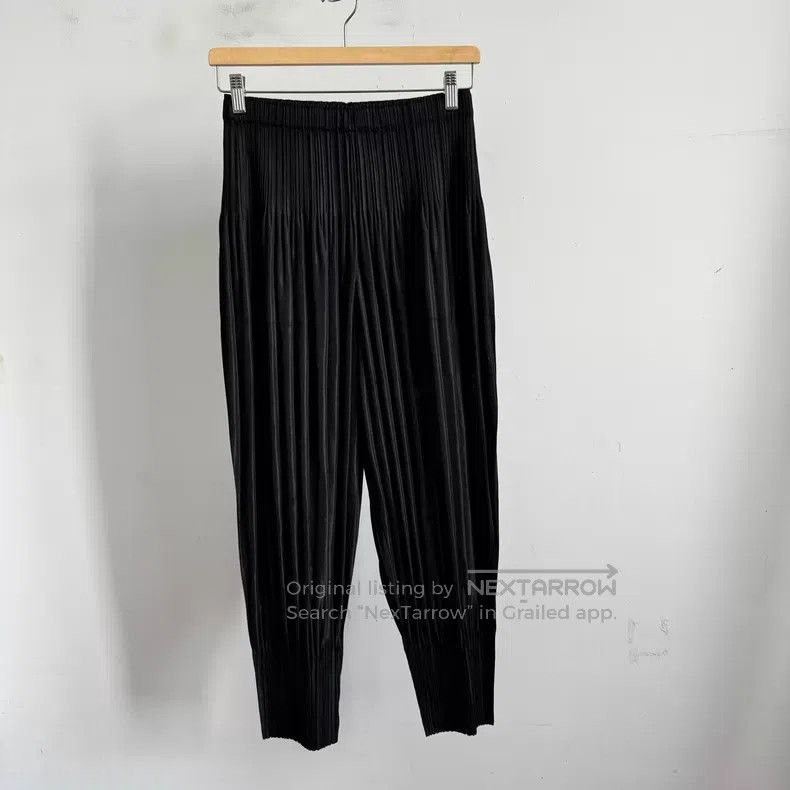 Issey Miyake Issey Miyake size:5 Black Pants Size 22" - 1 Thumbnail