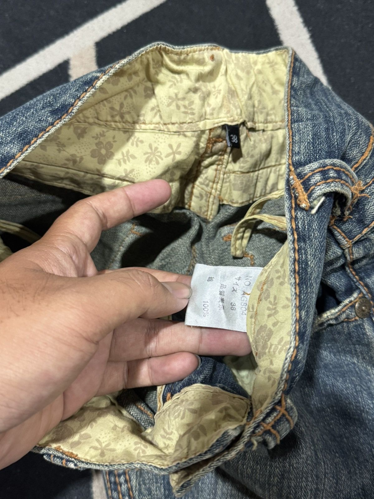 Tornado Mart Flare Denim Distressed Japanese Styled Size US 29 - 7 Thumbnail