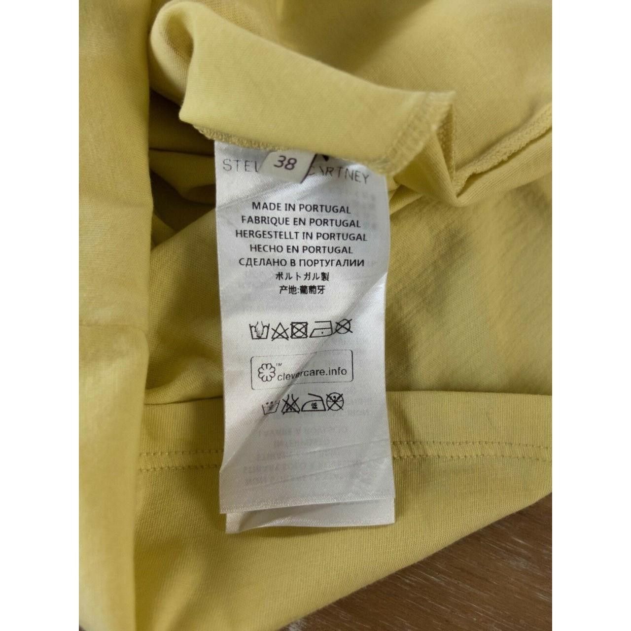 Stella McCartney STELLA MCCARTNEY yellow decorative print t-shirt XS 4 Size XS / US 0-2 / IT 36-38 - 8 Thumbnail