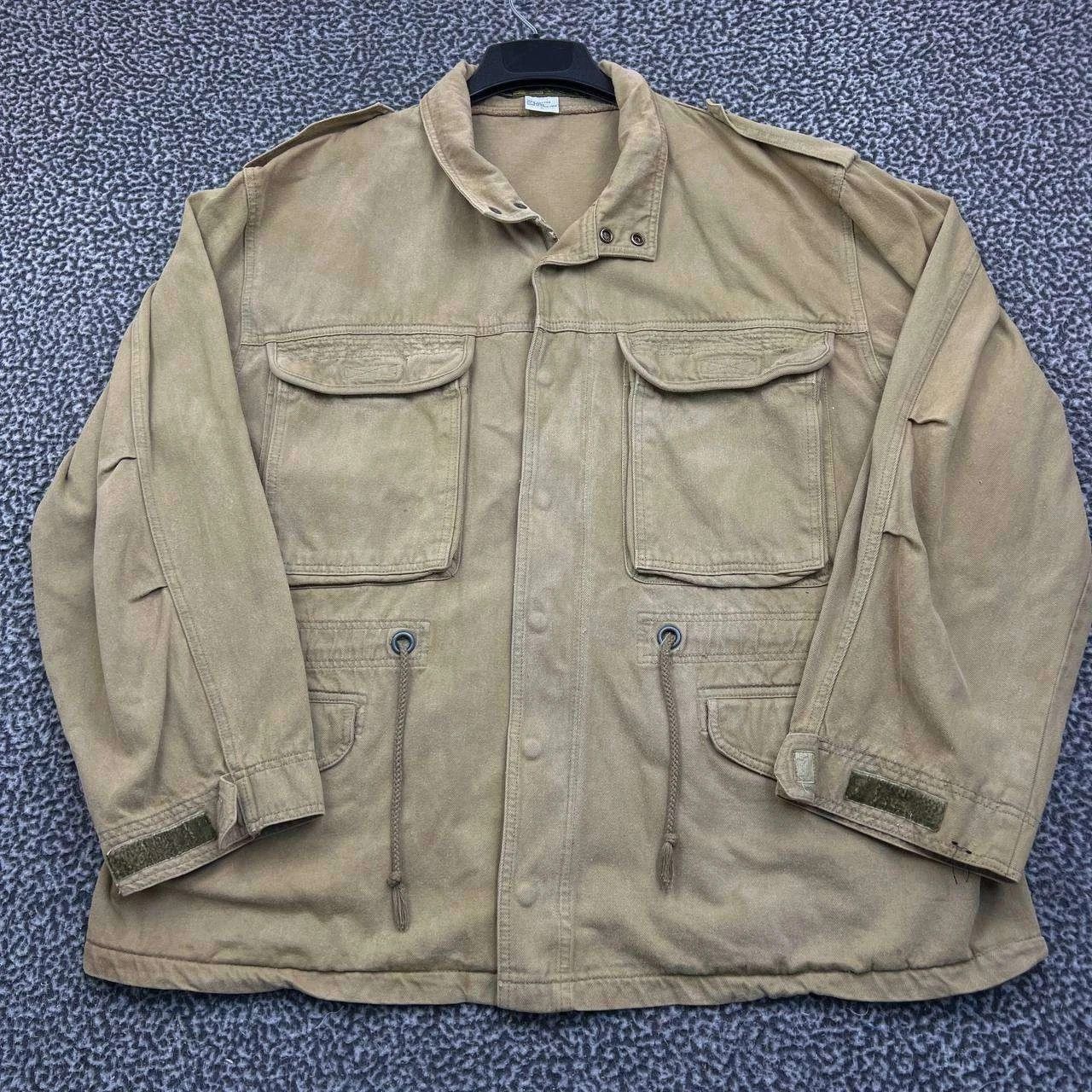 Bugle Boy Vintage Bugle Boy Military Jacket Men Brown Pockets Cotton L Size US L / EU 52-54 / 3 - 1 Thumbnail