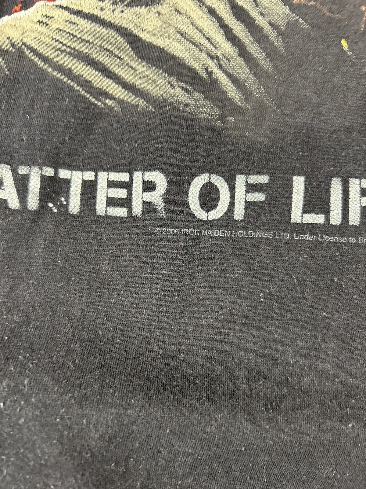 Vintage Vintage 00s Iron Maiden A Matter Of Life and Death 2006 Tee Size US XL / EU 56 / 4 - 11 Thumbnail
