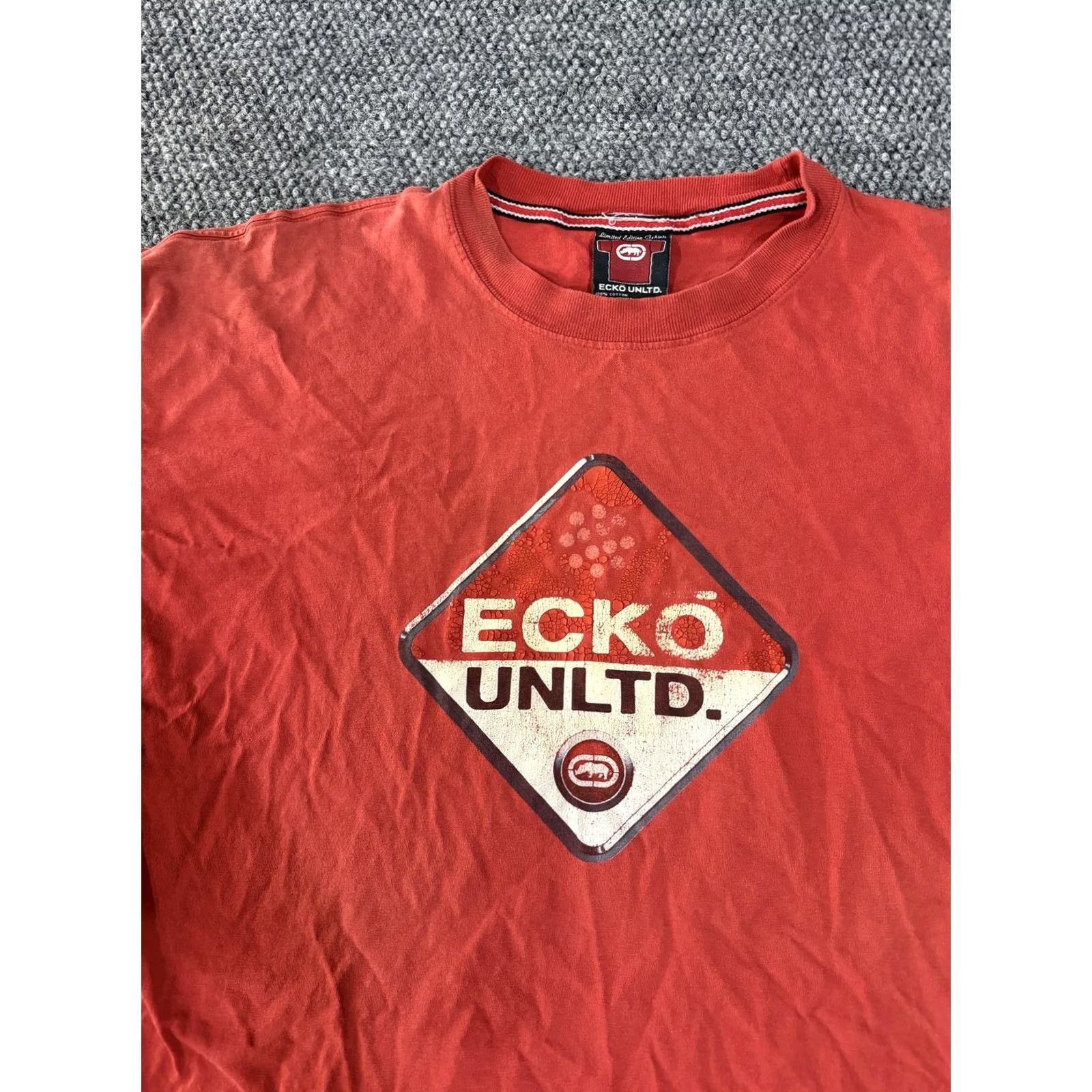 Ecko Unltd. Ecko Unltd. Shirt Mens 2XL Red Diamond Logo Graphic Tee T-Shirt Vintage Size US XXL / EU 58 / 5 - 4 Thumbnail