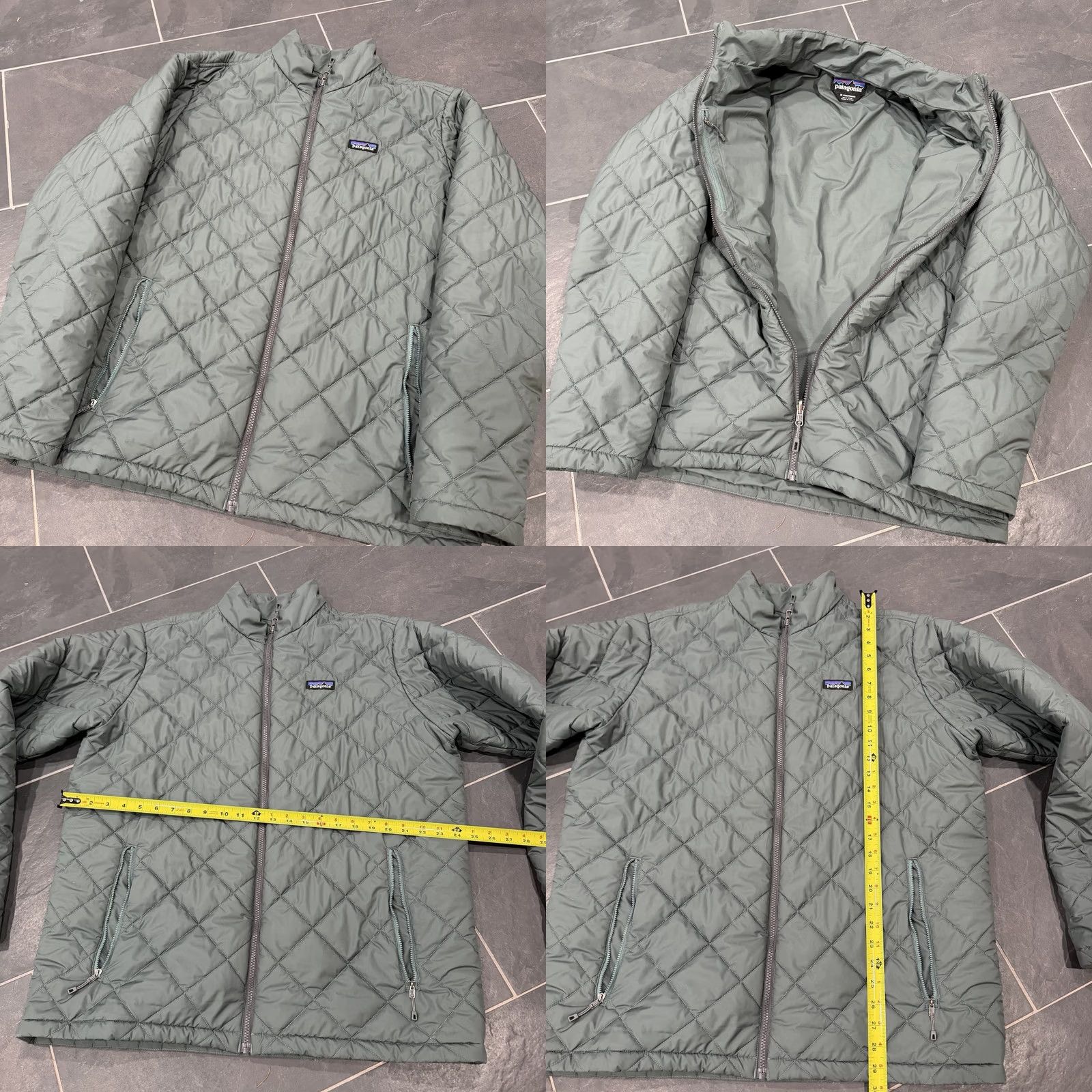 Patagonia Patagonia Windsweep 3-in-1 Quilted Jacket Coat Gray Green Mens XL STY28090 Size US XL / EU 56 / 4 - 8 Thumbnail