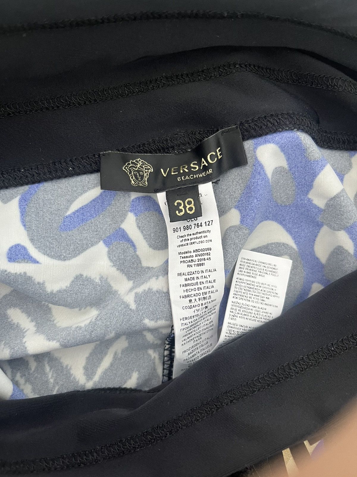 Versace Versace Leopard Print Beachwear Leggings Size 26" / US 2 / IT 38 - 6 Thumbnail