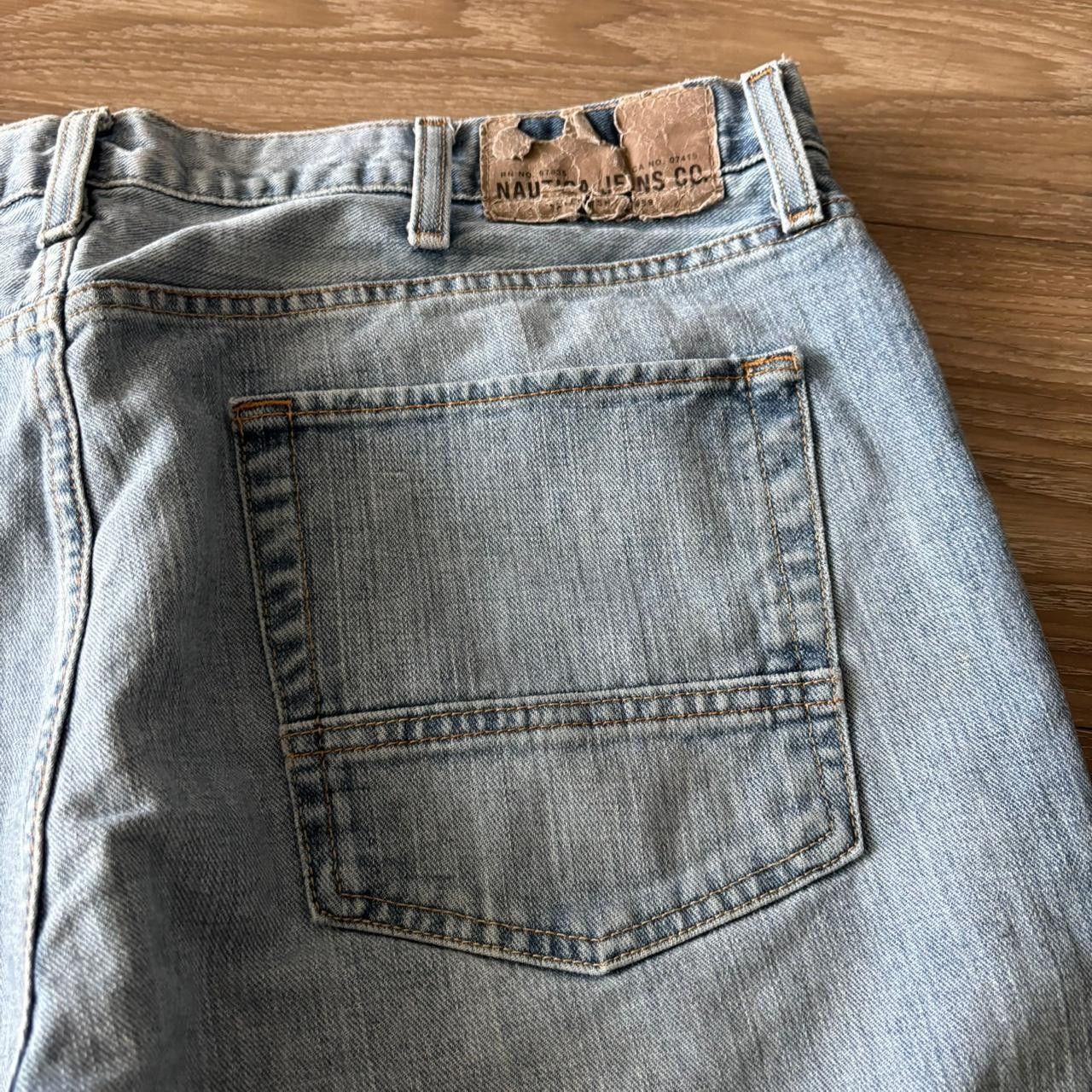 Vintage Crazy Vintage Y2K/2000s Grunge Light Wash Skater Denim Jeans! 38x30 Size US 38 / EU 54 - 7 Thumbnail