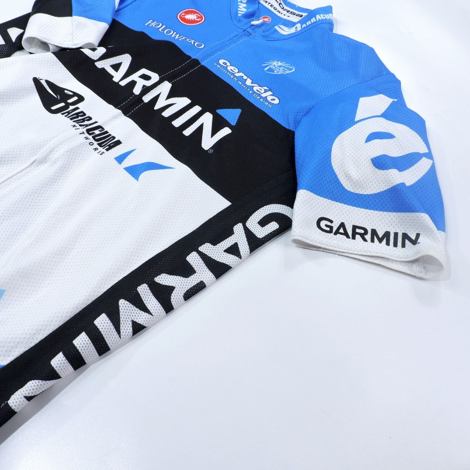 Other 2012 CASTELLI CERVÉLO GARMIN BARRACUDA PRO CYCLING JERSEY Size US XL / EU 56 / 4 - 8 Thumbnail