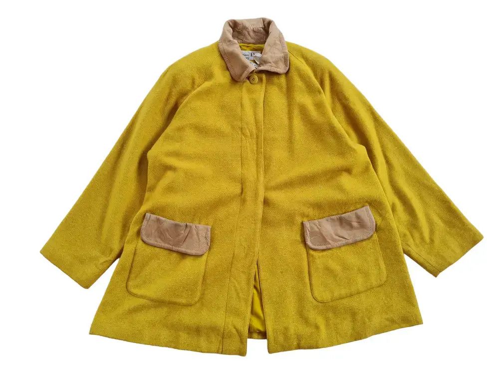 Christian Dior Monsieur Christian Dior Sport Wool Jacket - Yellow Size XL / US 12-14 / IT 48-50 - 3 Thumbnail
