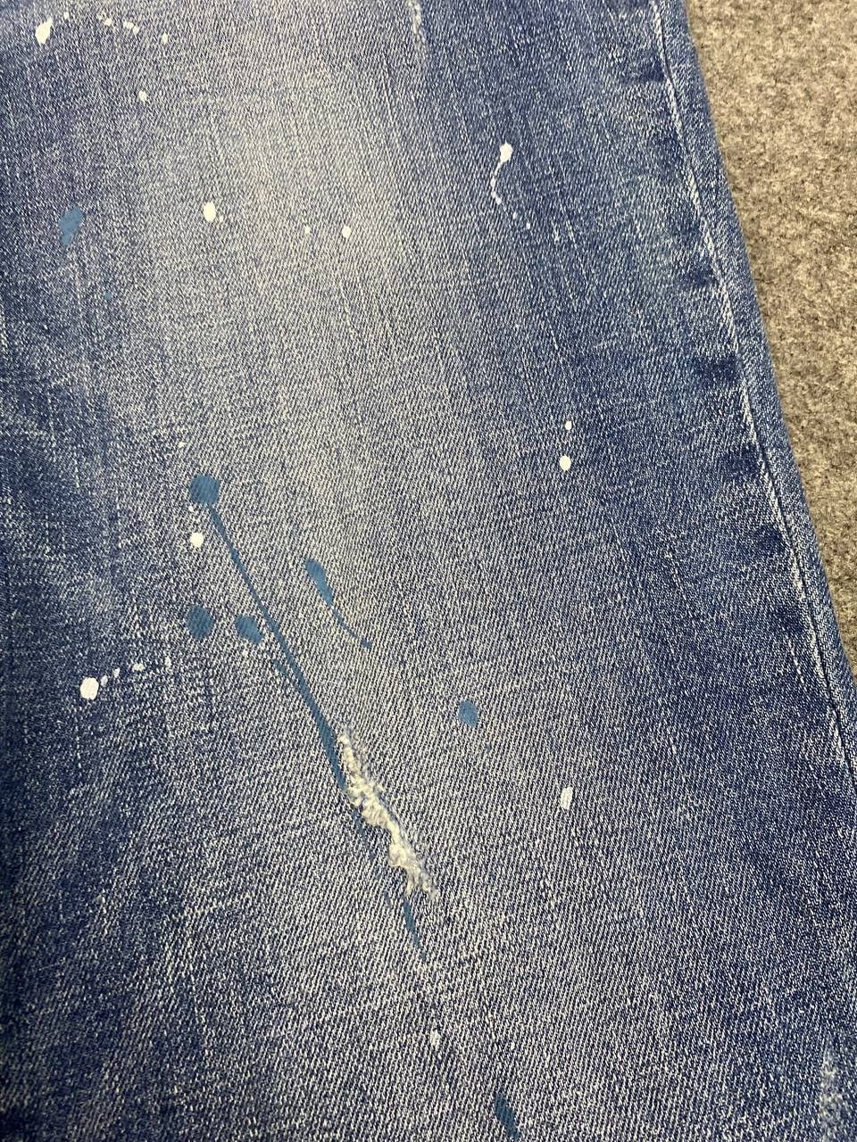 Gap gap japanese brand paint splatter distressed denim Size 36" / US 14 / IT 50 - 10 Thumbnail