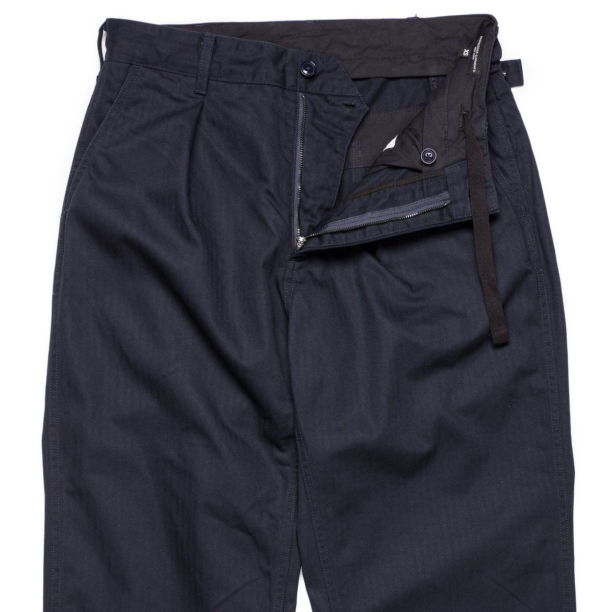 Engineered Garments [S] Herringbone Cotton Ground Pant in Dark Navy (FW19) Size US 32 / EU 48 - 19 Thumbnail