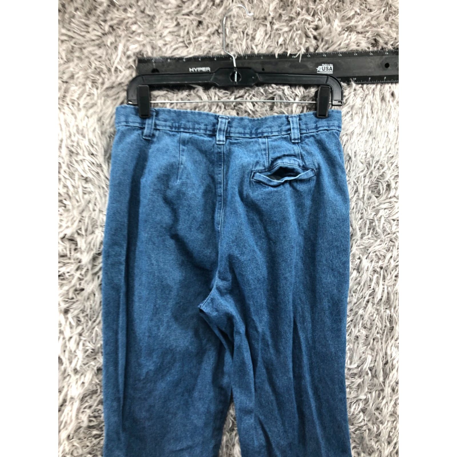 Vintage Sonoma Jeans Size 8 Womens Straight 5-Pocket Denim Medium Wash Blue High Rise Regular Fit Adult Womens Size 30" / US 8 / IT 44 - 7 Thumbnail