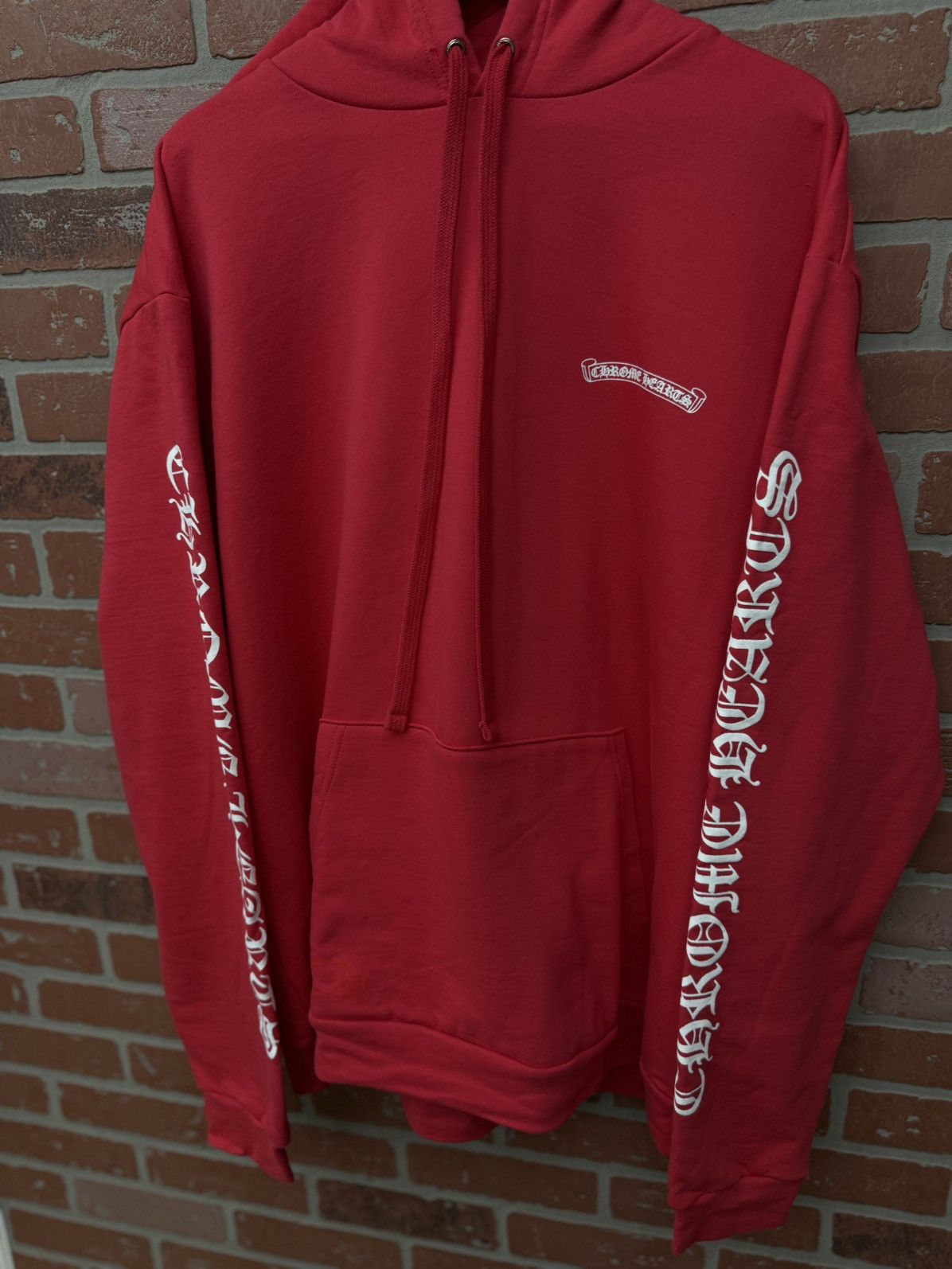 Chrome Hearts Chrome Hearts Red Stencil Web Hoodie Size XL (NEW) Size US XL / EU 56 / 4 - 4 Thumbnail