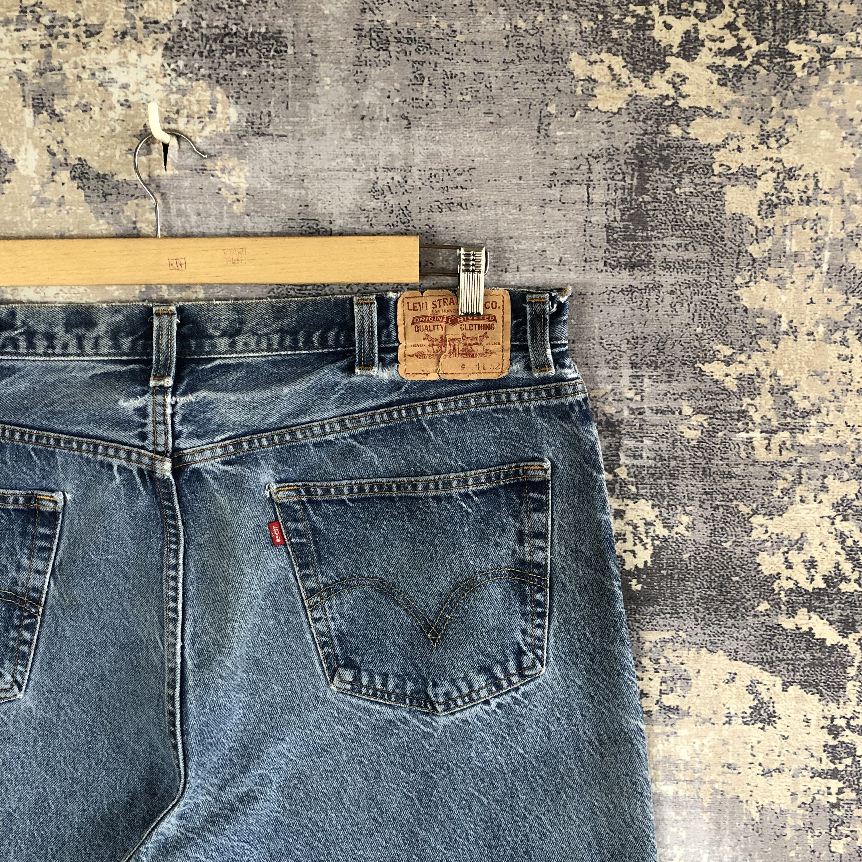 Levi's Vintage Levis Stone Wash Jeans Levi's Baggy Faded Denim Size US 42 / EU 58 - 6 Thumbnail
