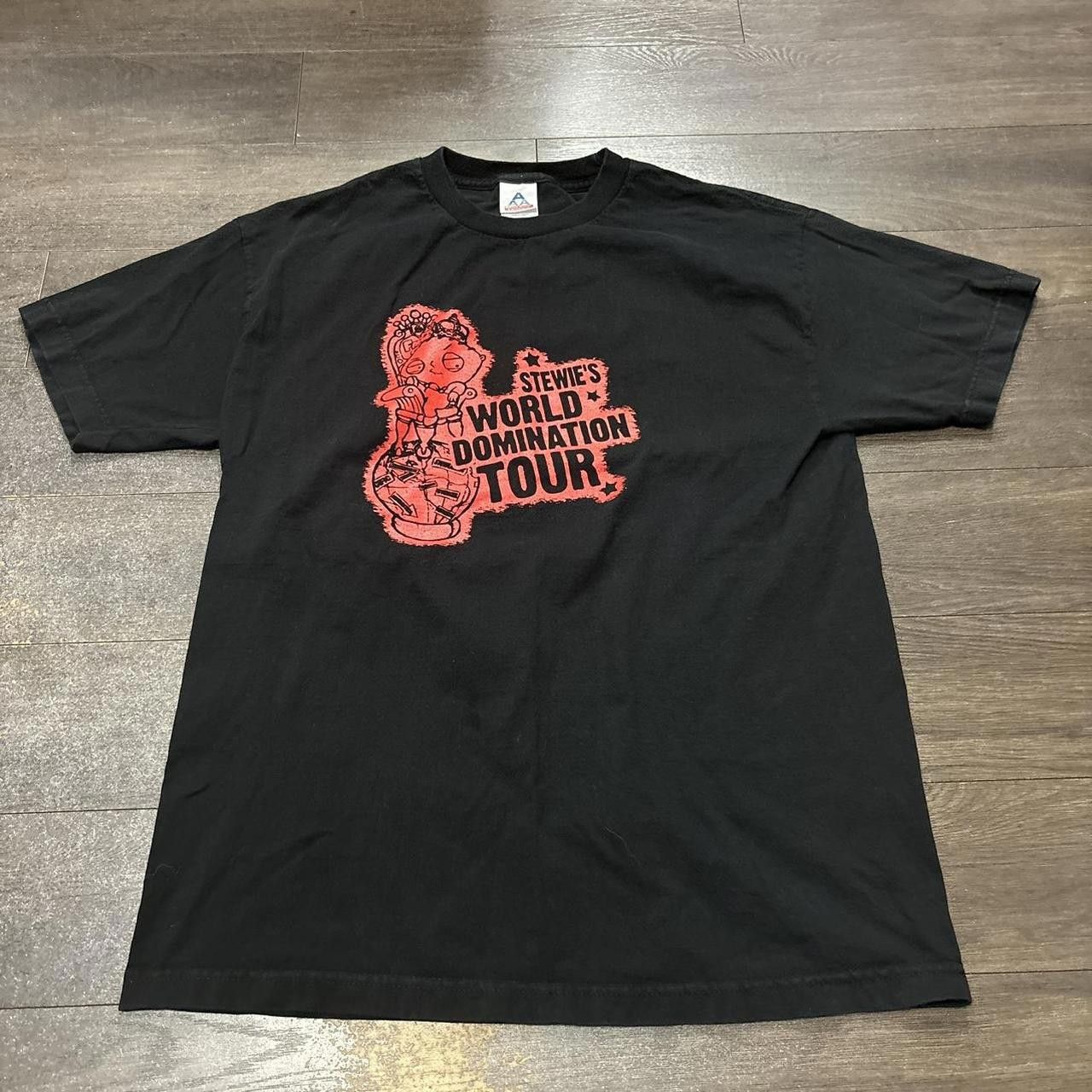 Designer vintage family guy stewies world domination tour t shirt L Size US L / EU 52-54 / 3 - 3 Thumbnail