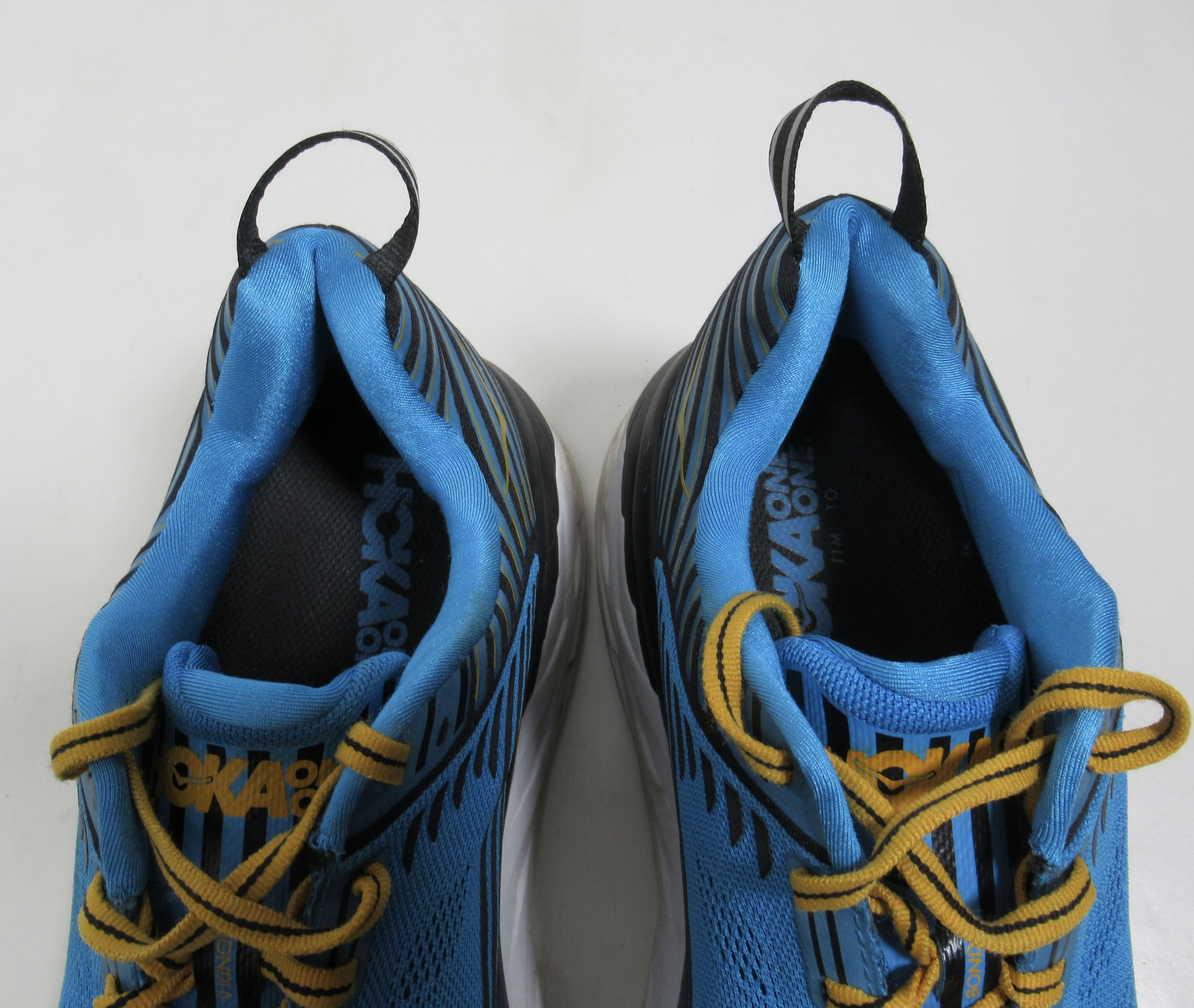 Hoka Hoka Bondi 6 Running Sneakers Dresden Blue Black 1019269 Size US 12.5 / EU 45-46 - 4 Thumbnail