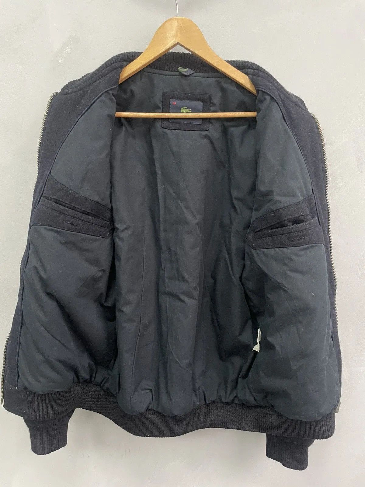 Lacoste Vintage wool Lacoste Chemise bomber jacket retro y2k Size US M / EU 48-50 / 2 - 6 Thumbnail