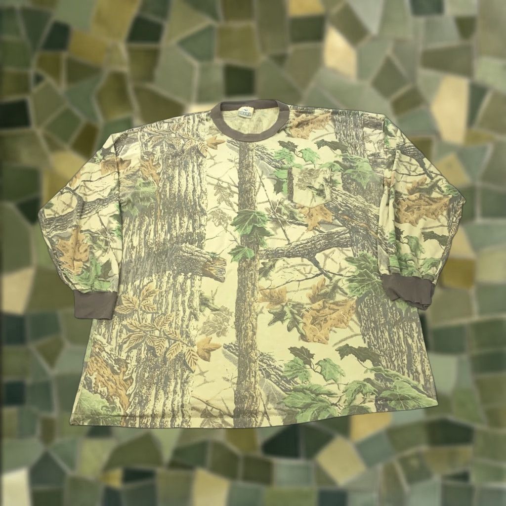 Vintage VINTAGE RedHead Shirt Mens 3XL Camouflage Long Sleeve Pocket Hunting 90s USA Tree Camouflage Shirt Mens 3XL Size US XXL / EU 58 / 5 - 1 Thumbnail