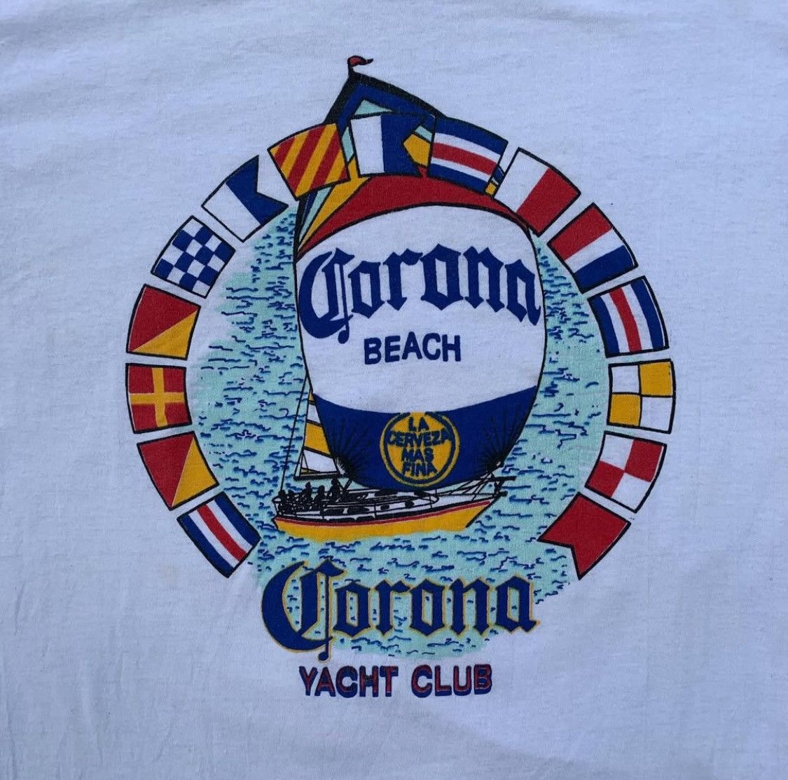 Vintage Vintage 80's/90's Corona Beach T-Shirt Size US M / EU 48-50 / 2 - 2 Thumbnail