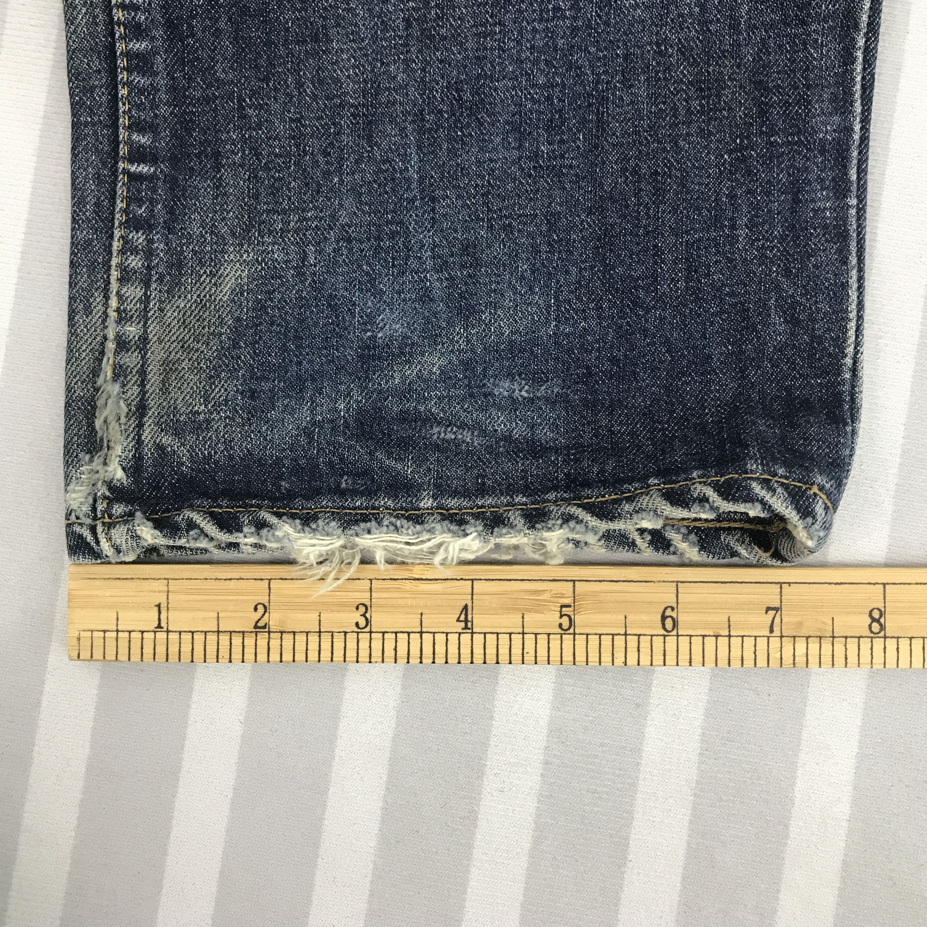 Helmut Lang Vtg 1996 Helmut Lang Ripped Distressed Jeans Denim Size US 30 / EU 46 - 11 Thumbnail