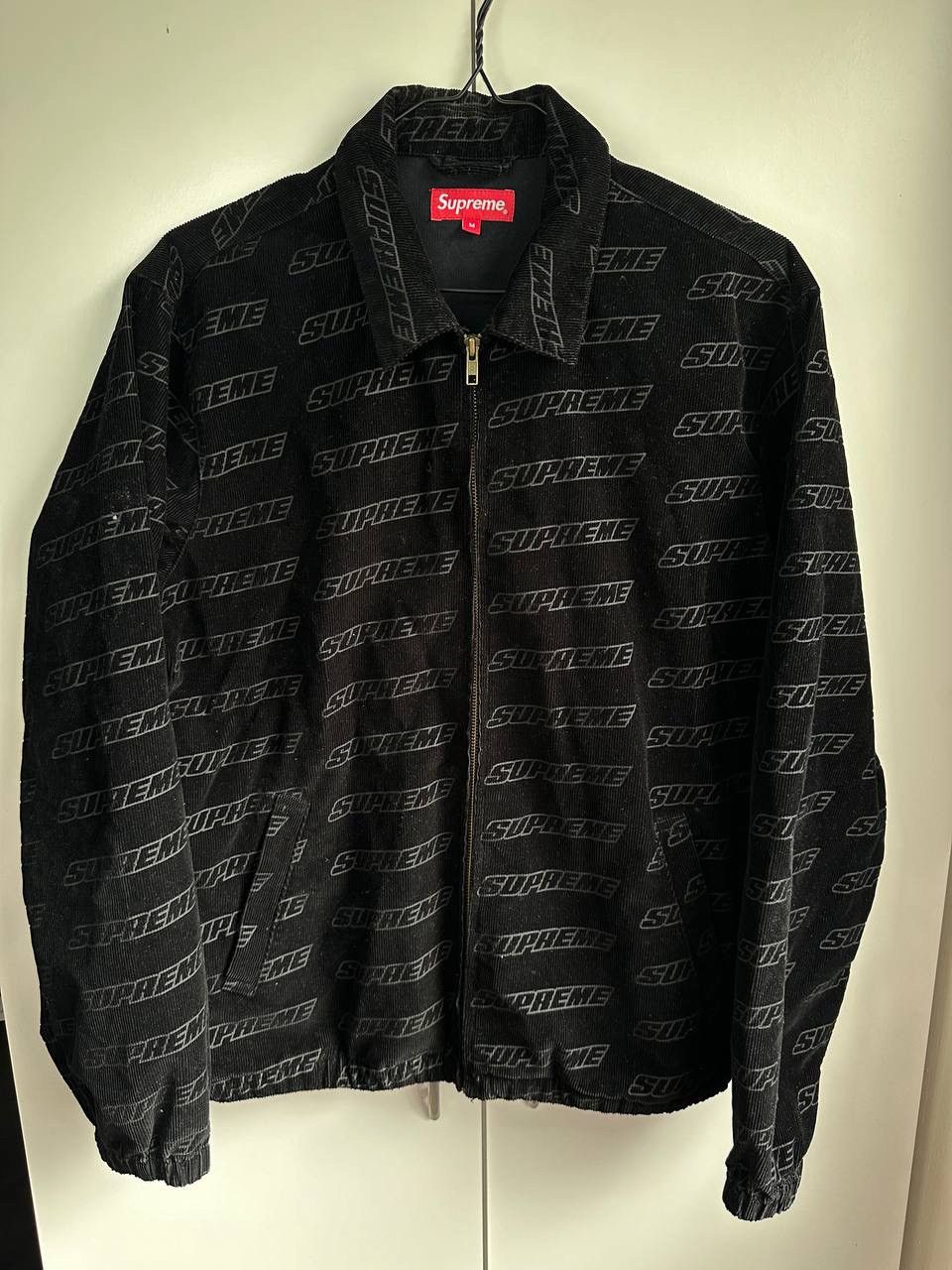 Supreme Debossed Logo Corduroy Jacket | Grailed