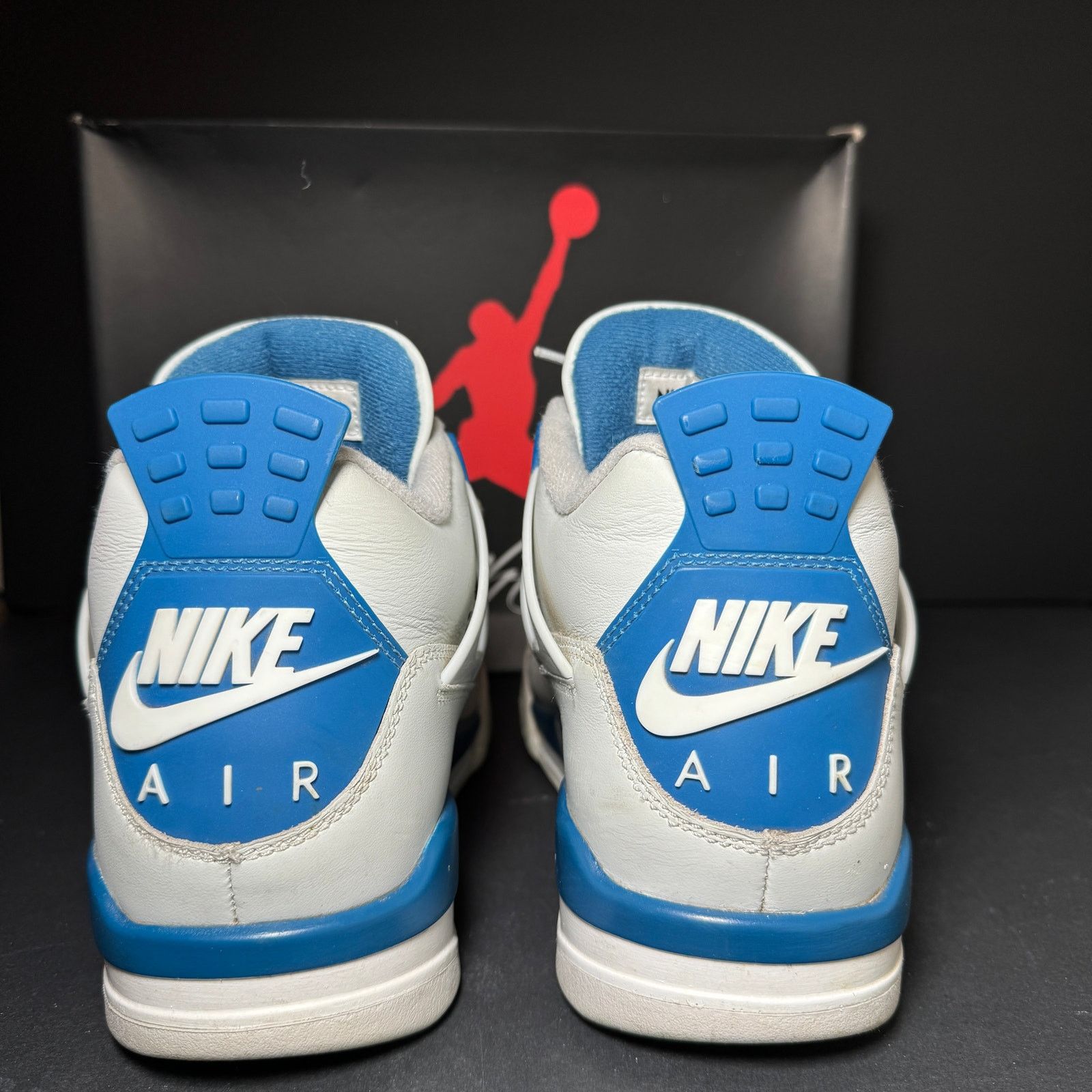 Jordan Brand × Nike Size 9.5 - Air Jordan 4 Retro Military Blue 2024 Men's Shoes Size US 9.5 / EU 42-43 - 6 Thumbnail