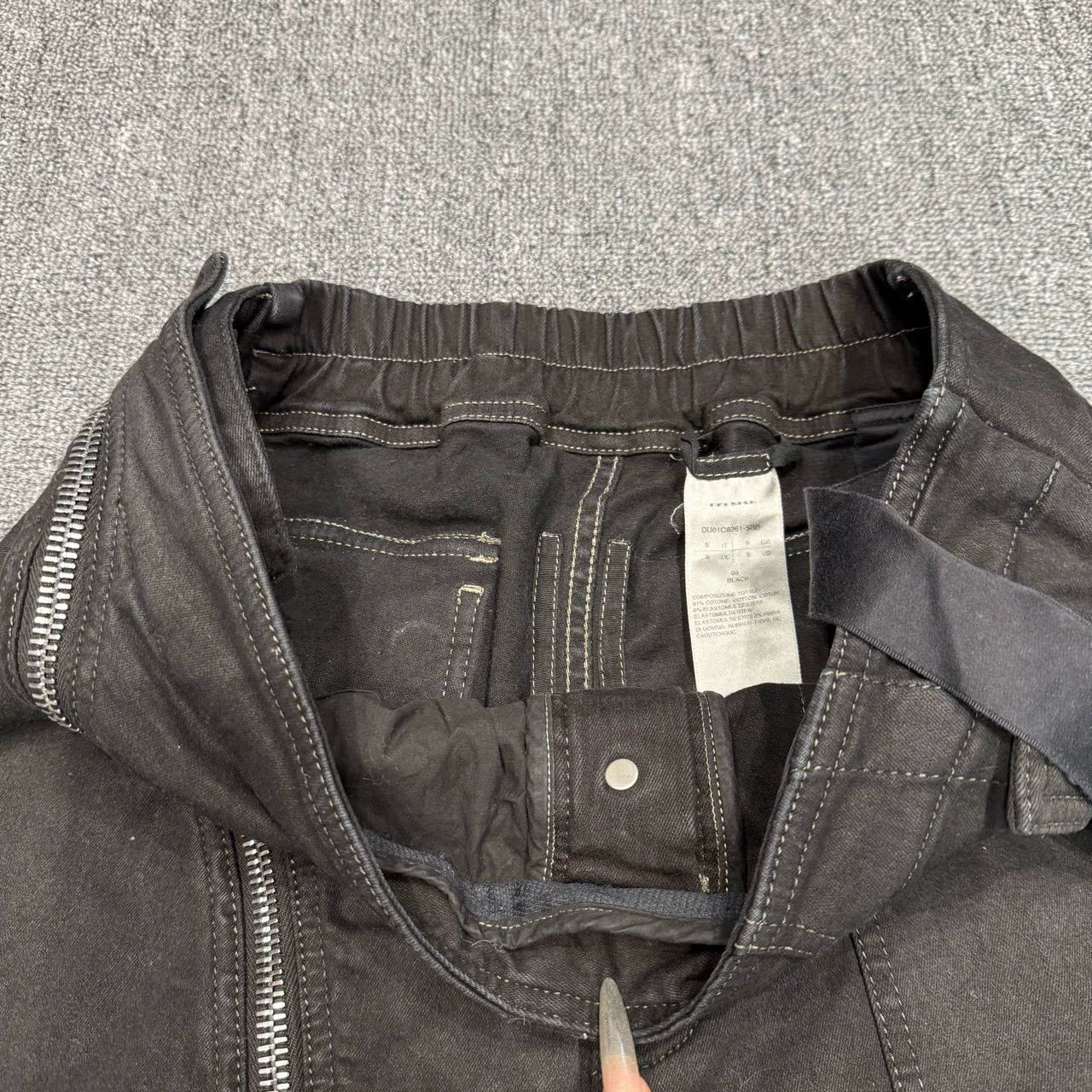Rick Owens Rick Owens Ro Black Scimitar Diagonal Zipper Jeans Size US 30 / EU 46 - 3 Thumbnail