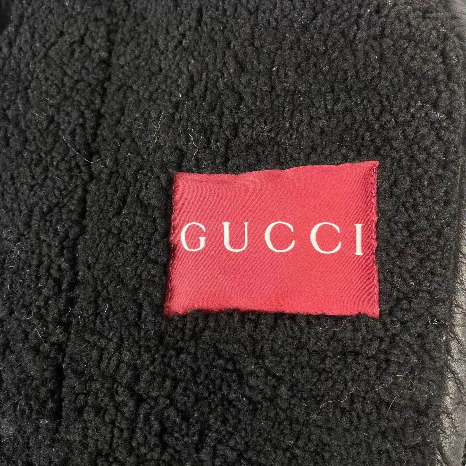 Gucci Gucci 98 new cashmere leather jacket 44 black Size US S / EU 44-46 / 1 - 3 Thumbnail