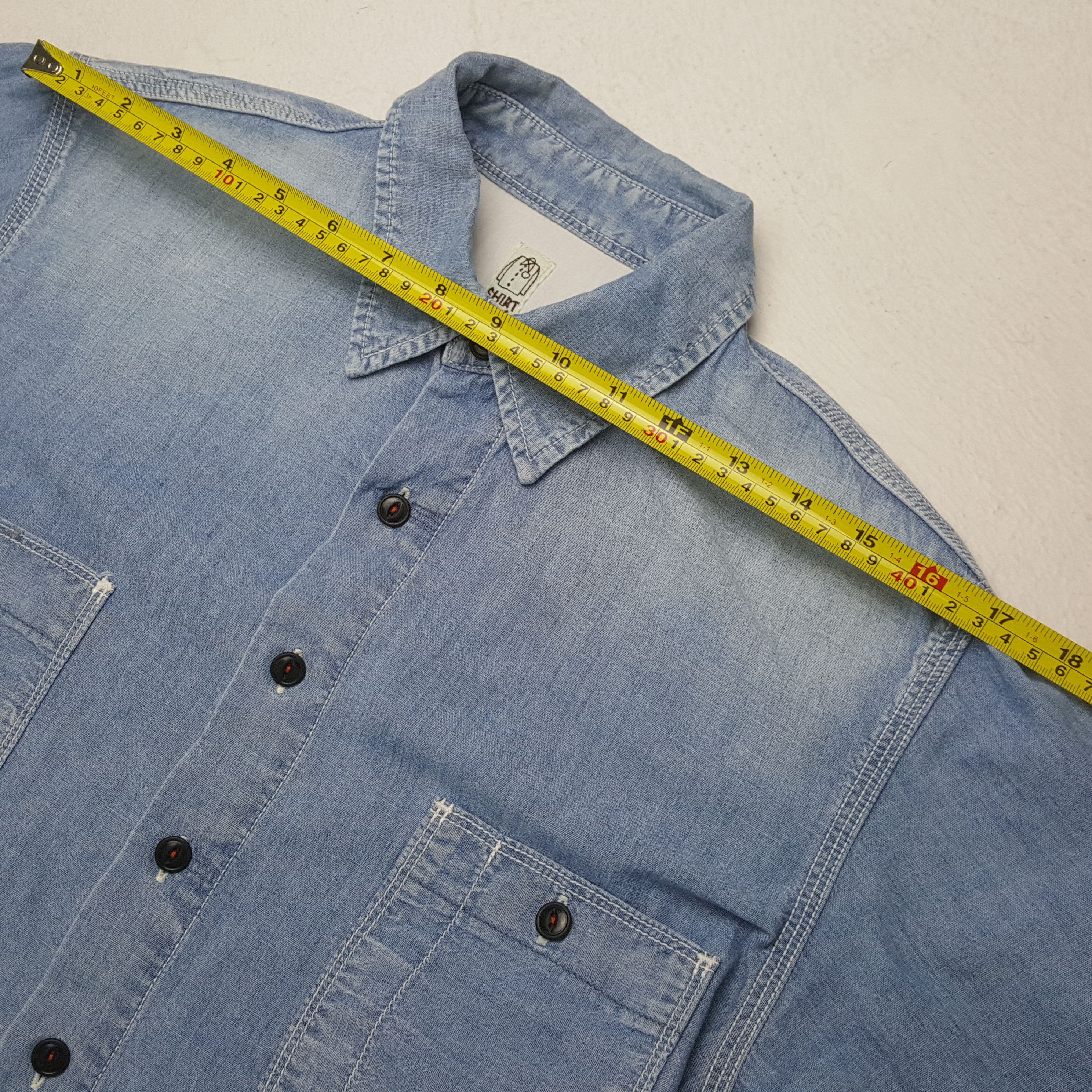Vintage SHIRT TARO Japanese Brand Casual Shirt 31 Size US M / EU 48-50 / 2 - 6 Thumbnail